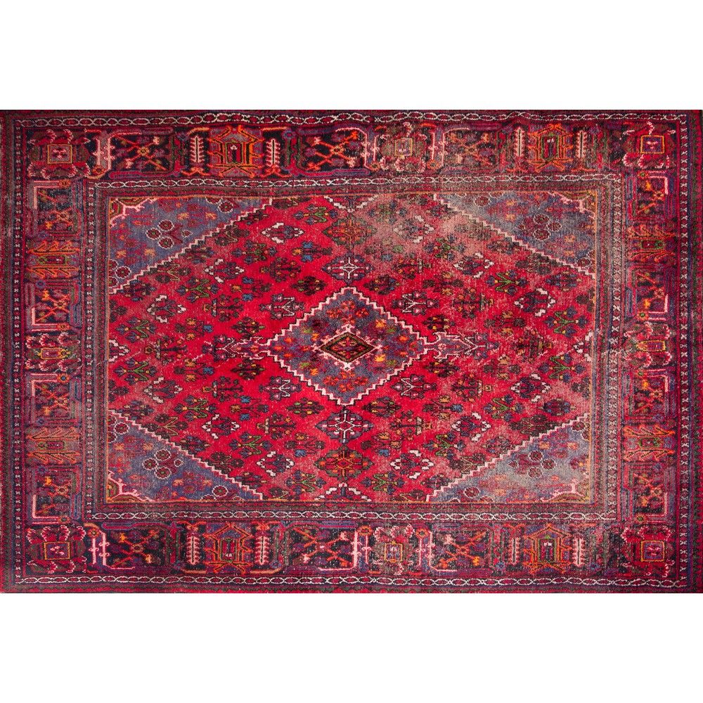 TAPPETO JOSHAGAN 乔沙根地毯

经线和纬线为棉，绒线为羊毛（已磨损）。波斯20世纪。



310 x 216厘米。