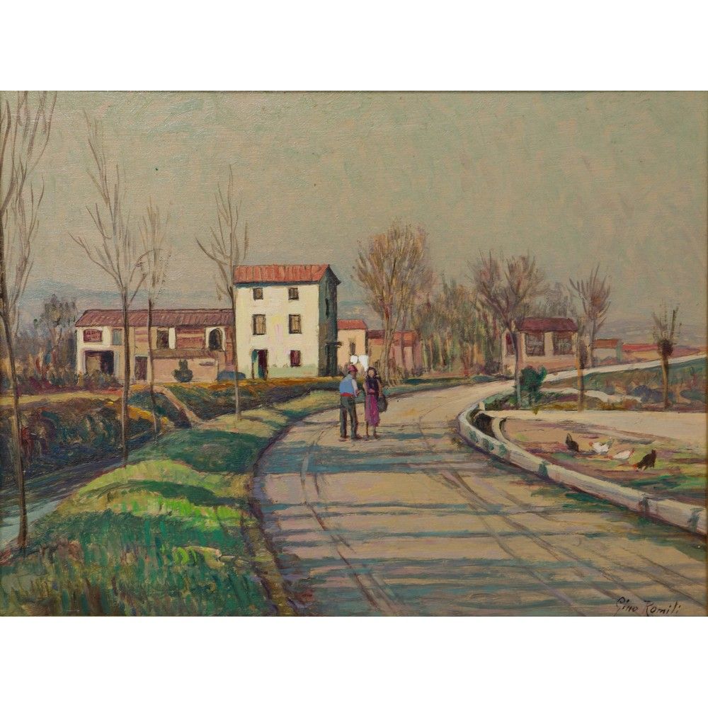 GINO ROMITI, Caseggiato, Olio su tavola 吉诺-罗米蒂 (利沃诺1881 - 1967)

公寓大楼

板上油彩

在右下&hellip;