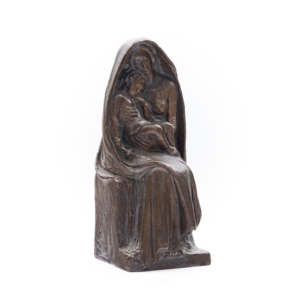 MANIFATTURA ITALIANA DEL XX SECOLO, Maternità 20世纪的意大利制造业

孕产妇 - 1961年

青铜雕塑，失蜡铸&hellip;