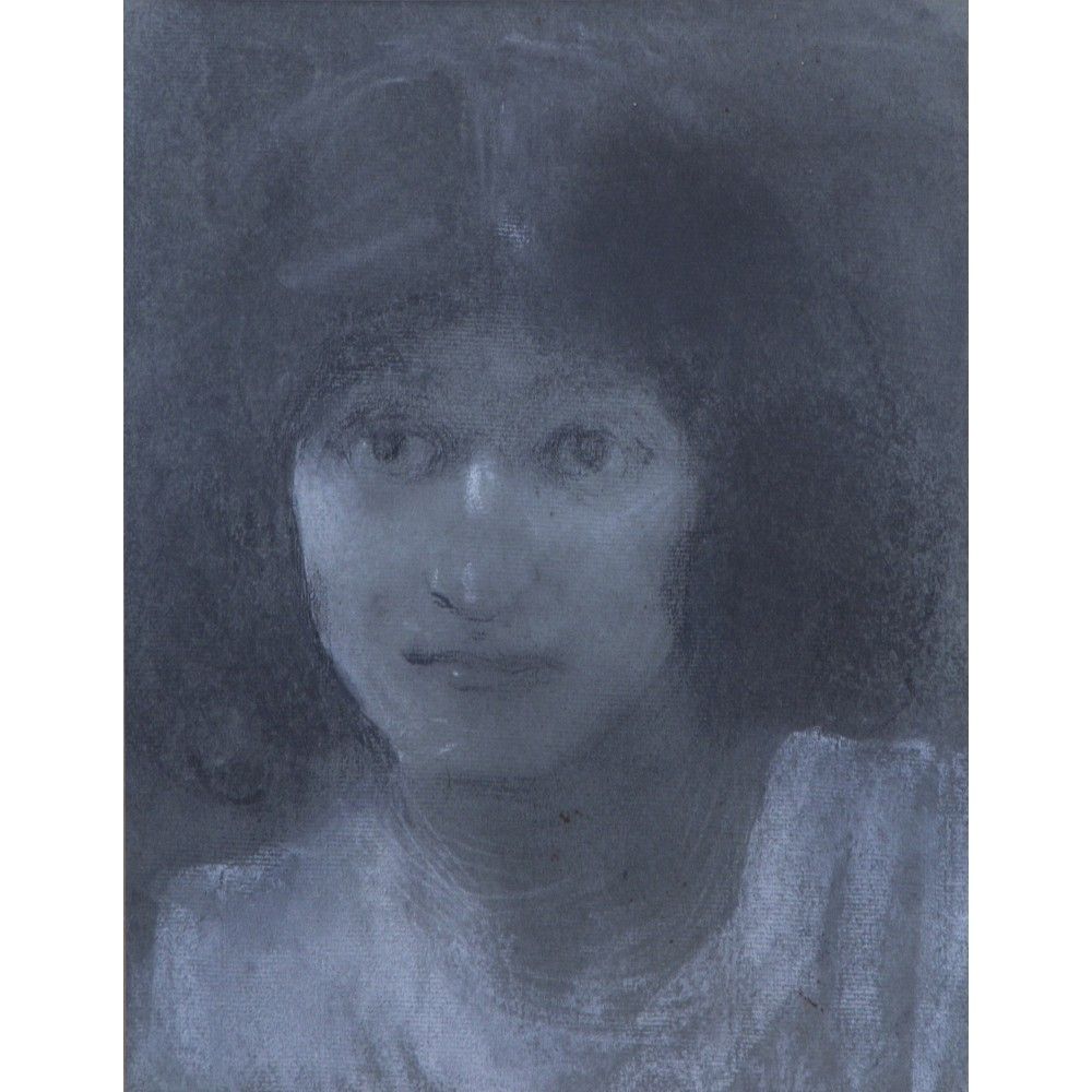 PIETRO DE FRANCISCO, Ritratto femminile, Carboncino su carta PIETRO DE FRANCISCO&hellip;