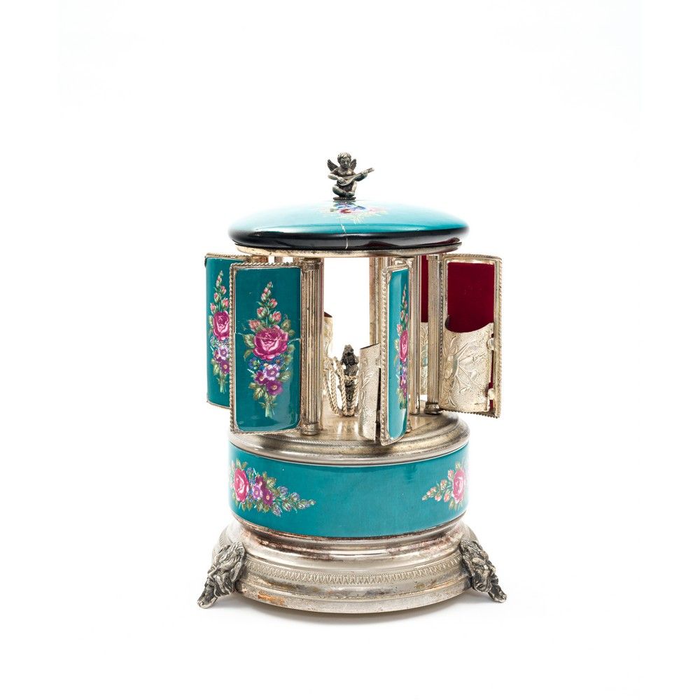 CARILLON porta sigari in porcellana CARILLON porcelain cigar holder with enamell&hellip;