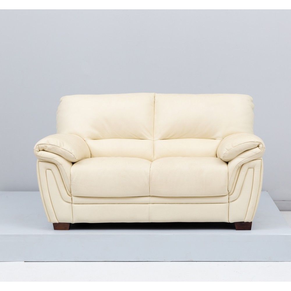 DIVANO a due posti in pelle Two seater sofa in cream leather. 



Cm 160 x 90 H.&hellip;