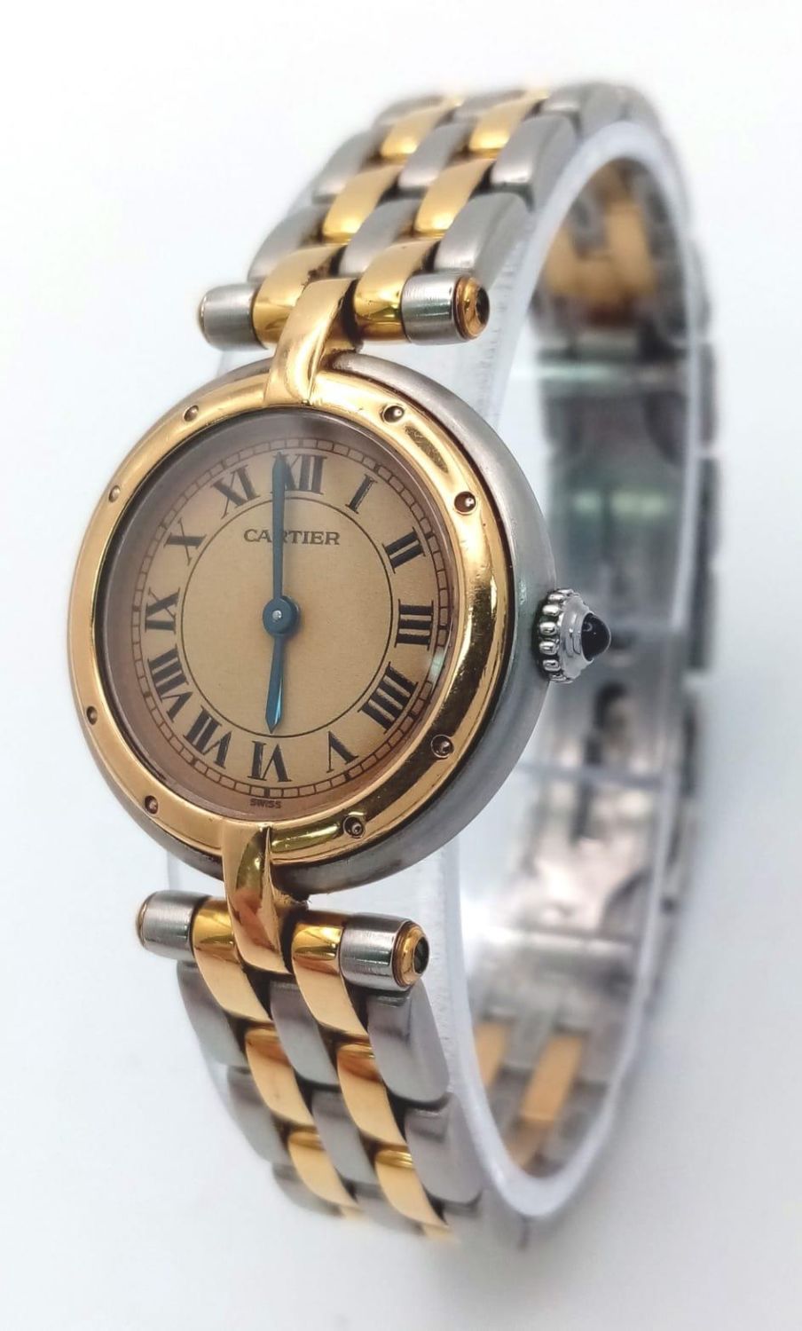 Null Eine Vintage Cartier Panthere Quartz Damenuhr. Bi-Metall (Gold und Edelstah&hellip;