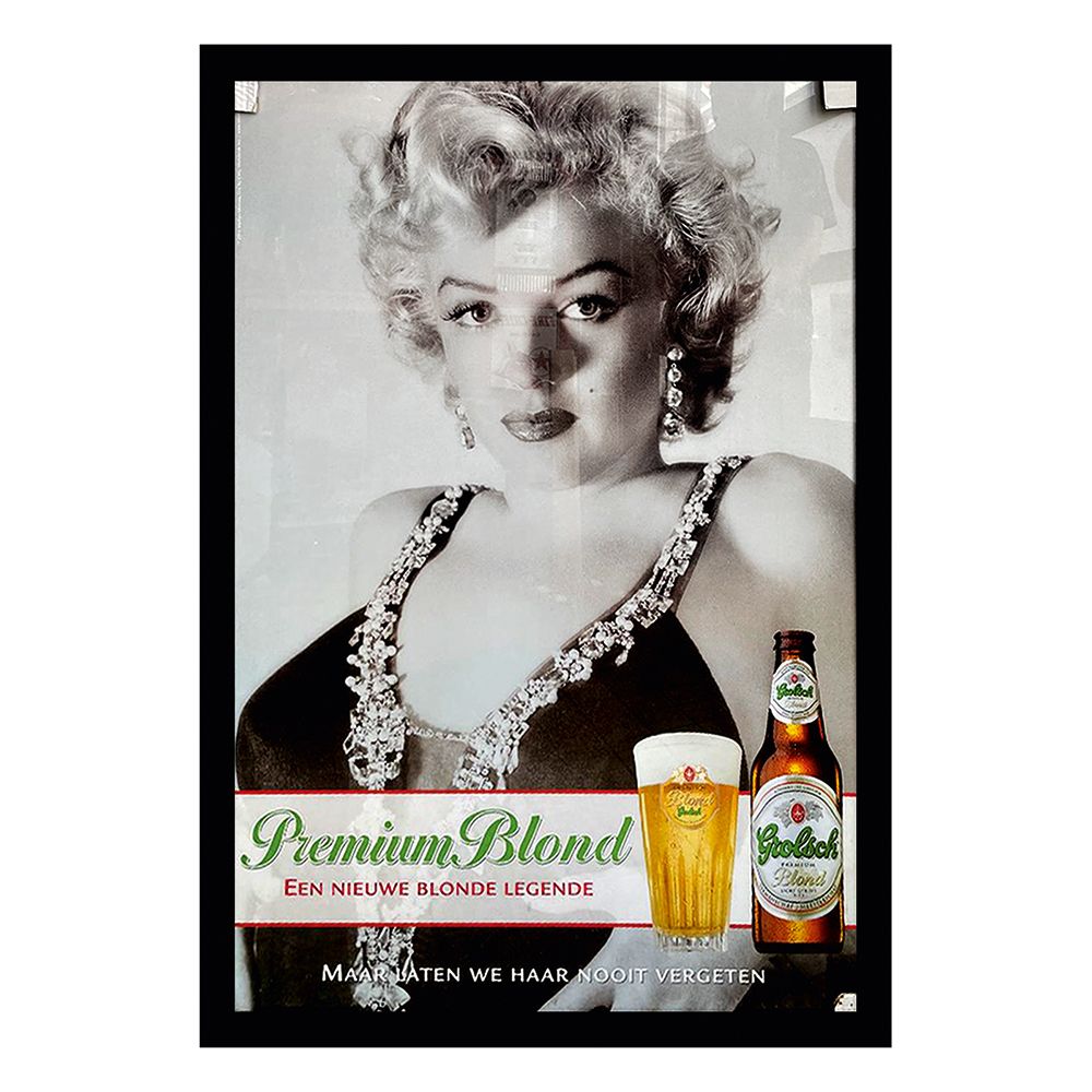 Original Dutch Grolsch Beer Marilyn Monroe Poster Gerahmtes original niederländi&hellip;