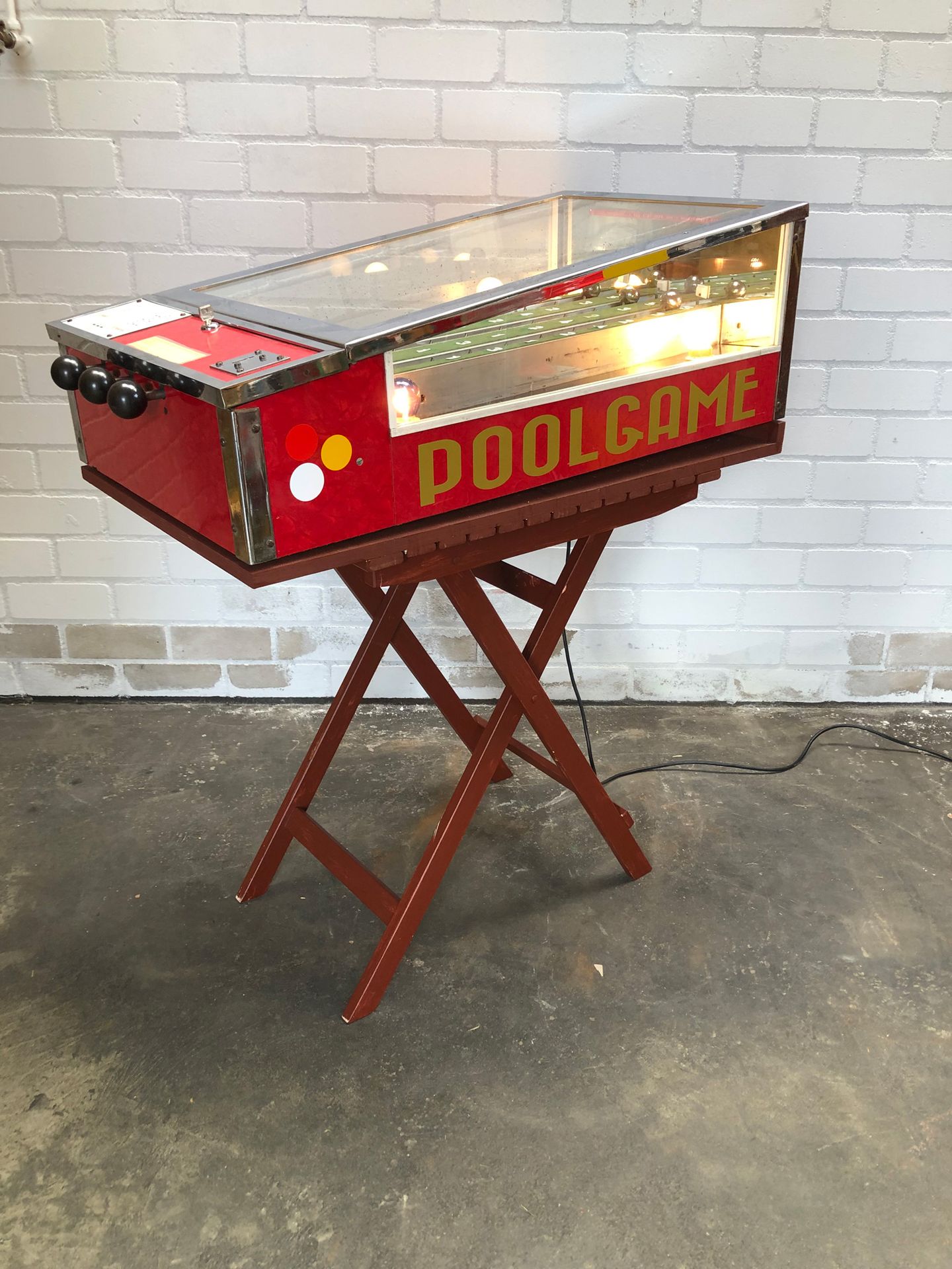 Electro-Mechanical Coin-Op Pool Arcade Game Jeu d'arcade de billard électromécan&hellip;