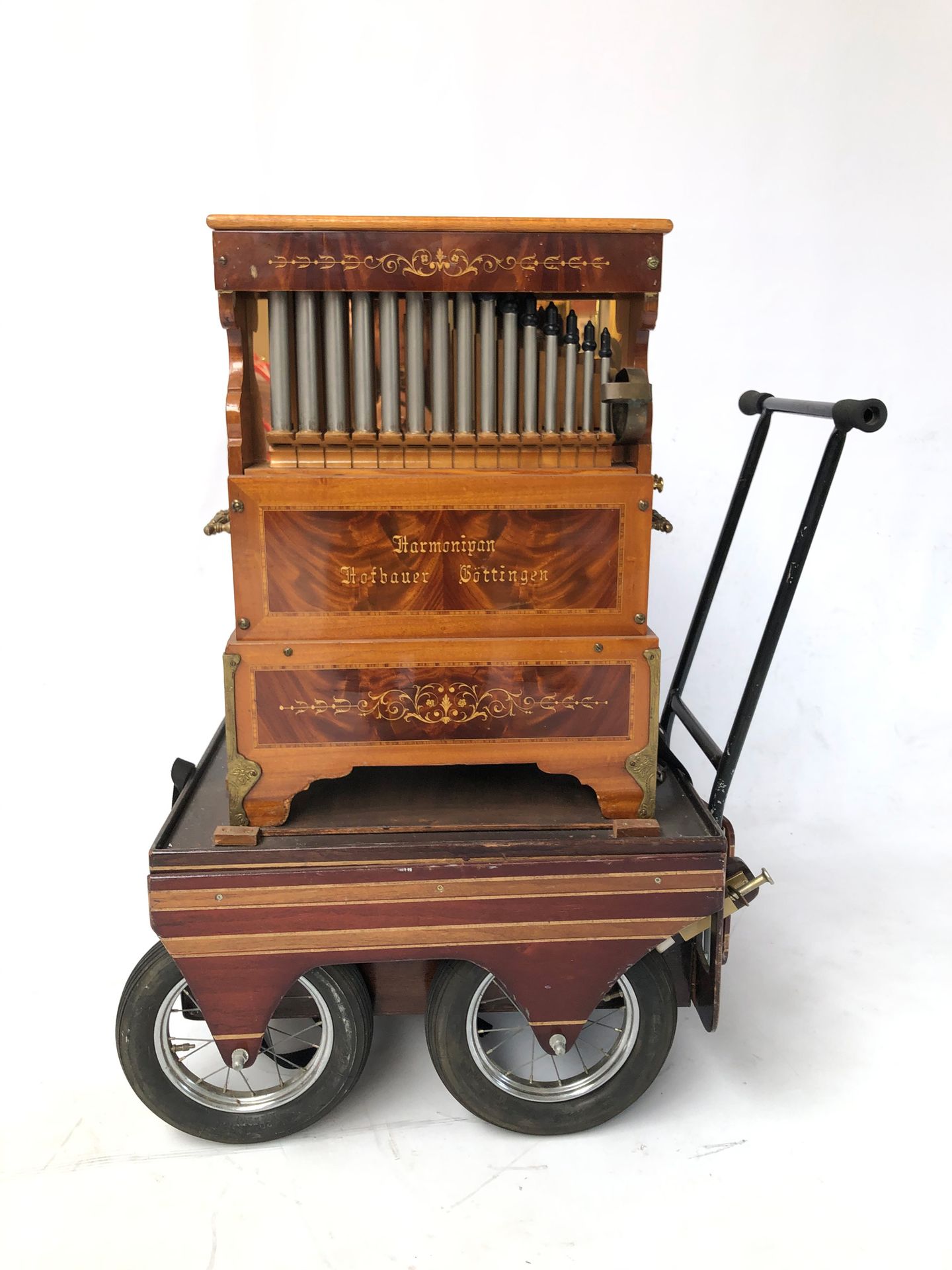 Hofbauer Harmonipan Göttingen German Barrel Organ 德国桃花心木桶形风琴，由风琴建造者霍夫鲍尔-哈莫尼潘-哥廷根&hellip;