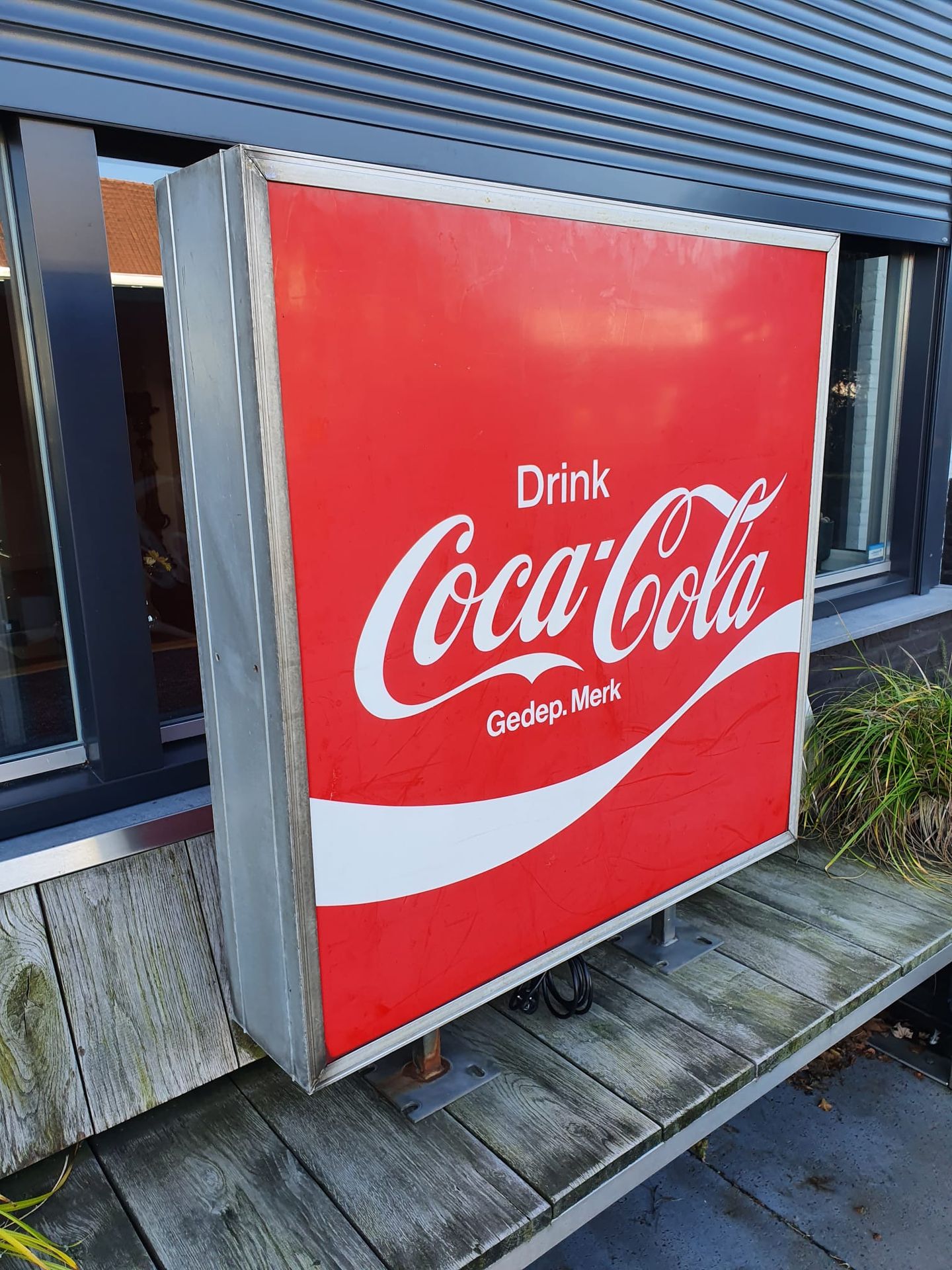 Coca-Cola Double-sided Light Up Sign Insegna luminosa bifacciale olandese/belga &hellip;