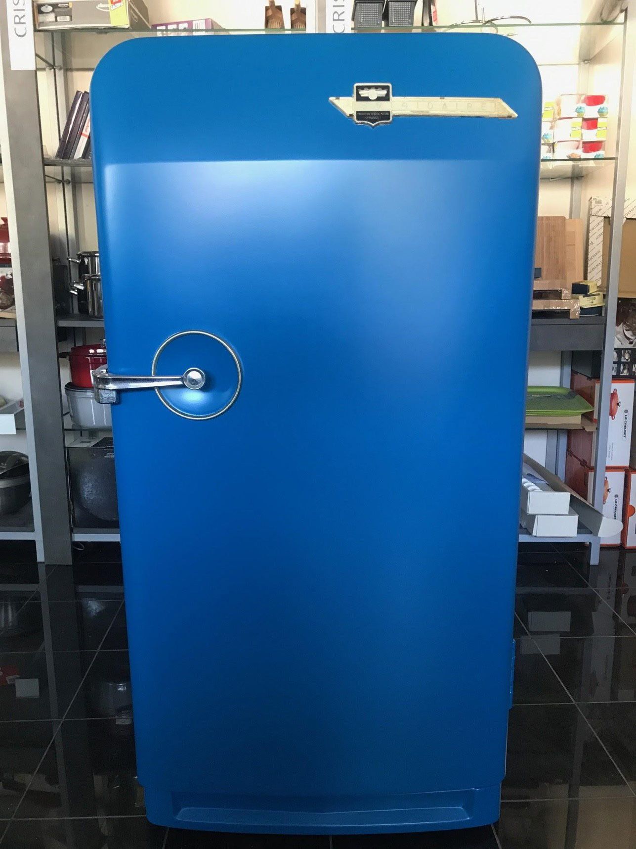 1961 Frigidaire Refrigerator in Matt Blue Color 1961 Frigidaire blue Refrigerato&hellip;