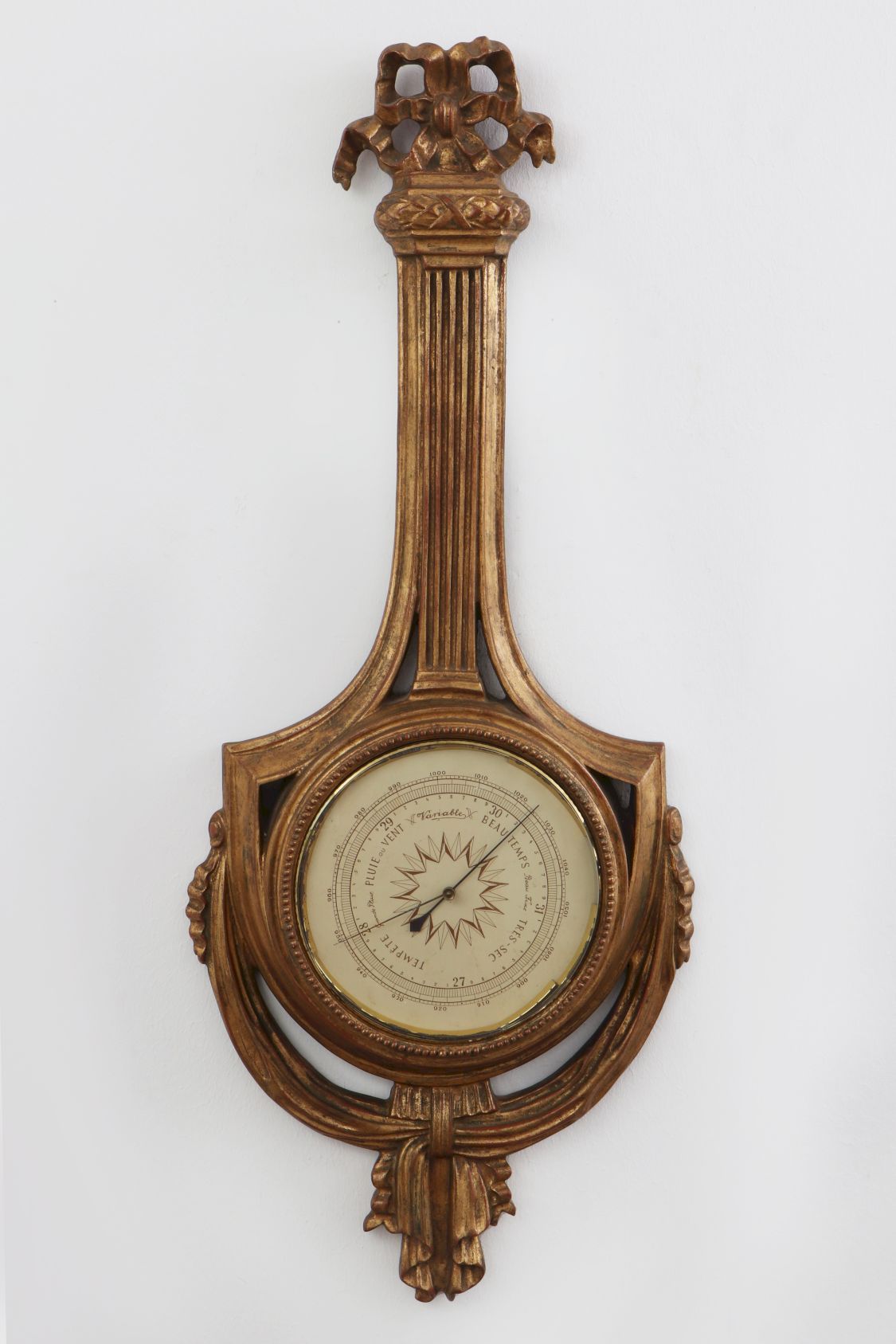 Null PALLADIO (Italia) Barometer im Stile Louis Seize, 2. Hälfte 20. Jahrhundert&hellip;