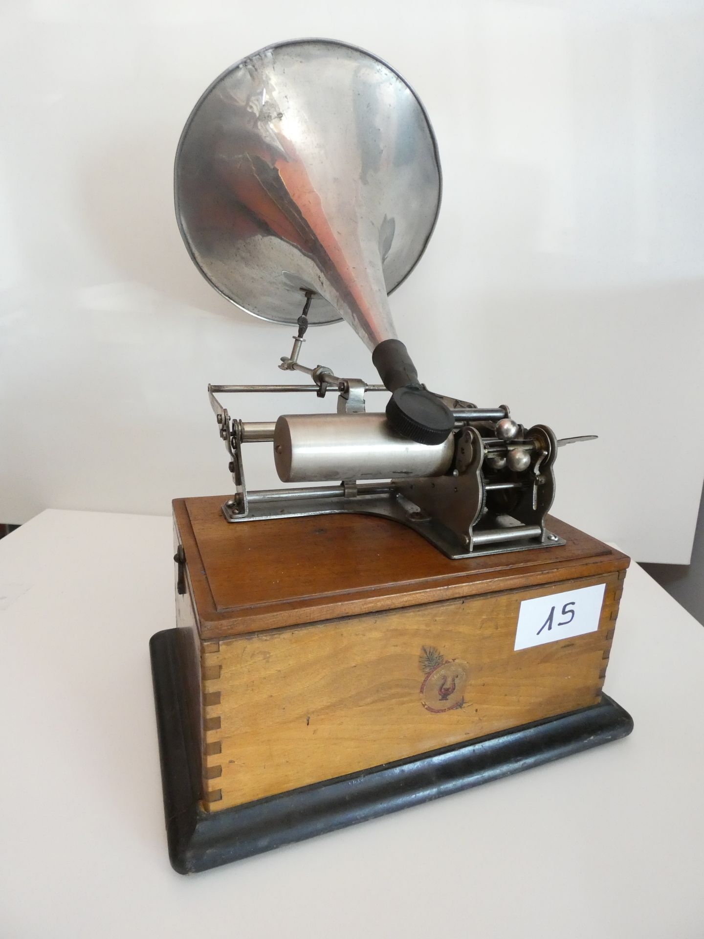 Null 
1台19世纪圆筒式留声机品牌JTL Mecanisme Pathe freres