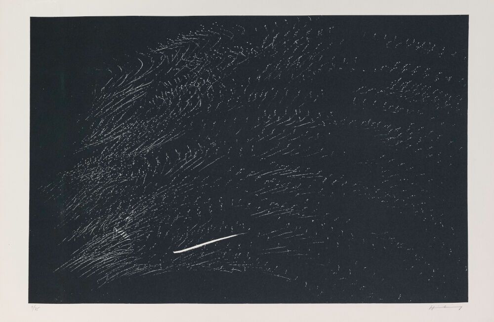 Hans HARTUNG (1904-1989) 
L 1970-15 / 法兰多，A套，第十五号地块，1970年



石版画




以铅笔在75号上签名并&hellip;