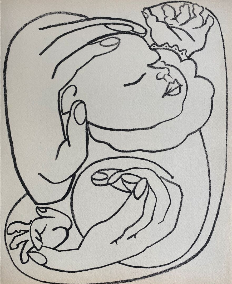 Françoise GILLOT (1921) 
妇产科病房，1951年




黑白石版画




28 x 22.5 cm 









摘自Andr&hellip;