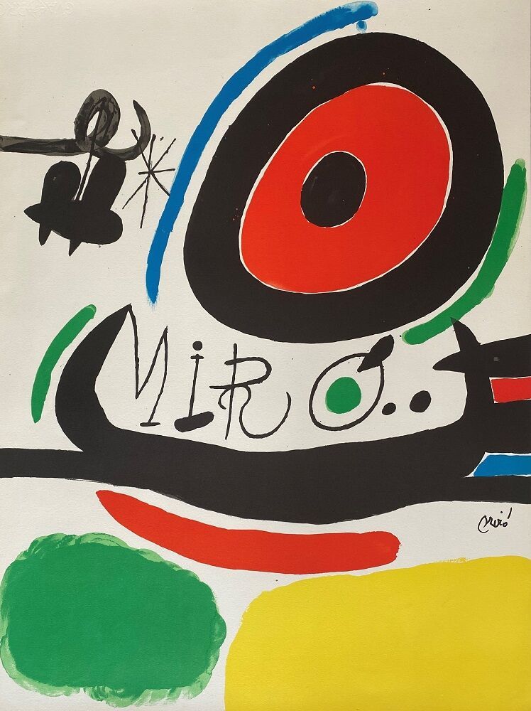 Joan MIRO (1893-1983) 
著名的



平版印刷




板块中的签名




出版商Poligrafa，巴塞罗那




76 x 56 &hellip;