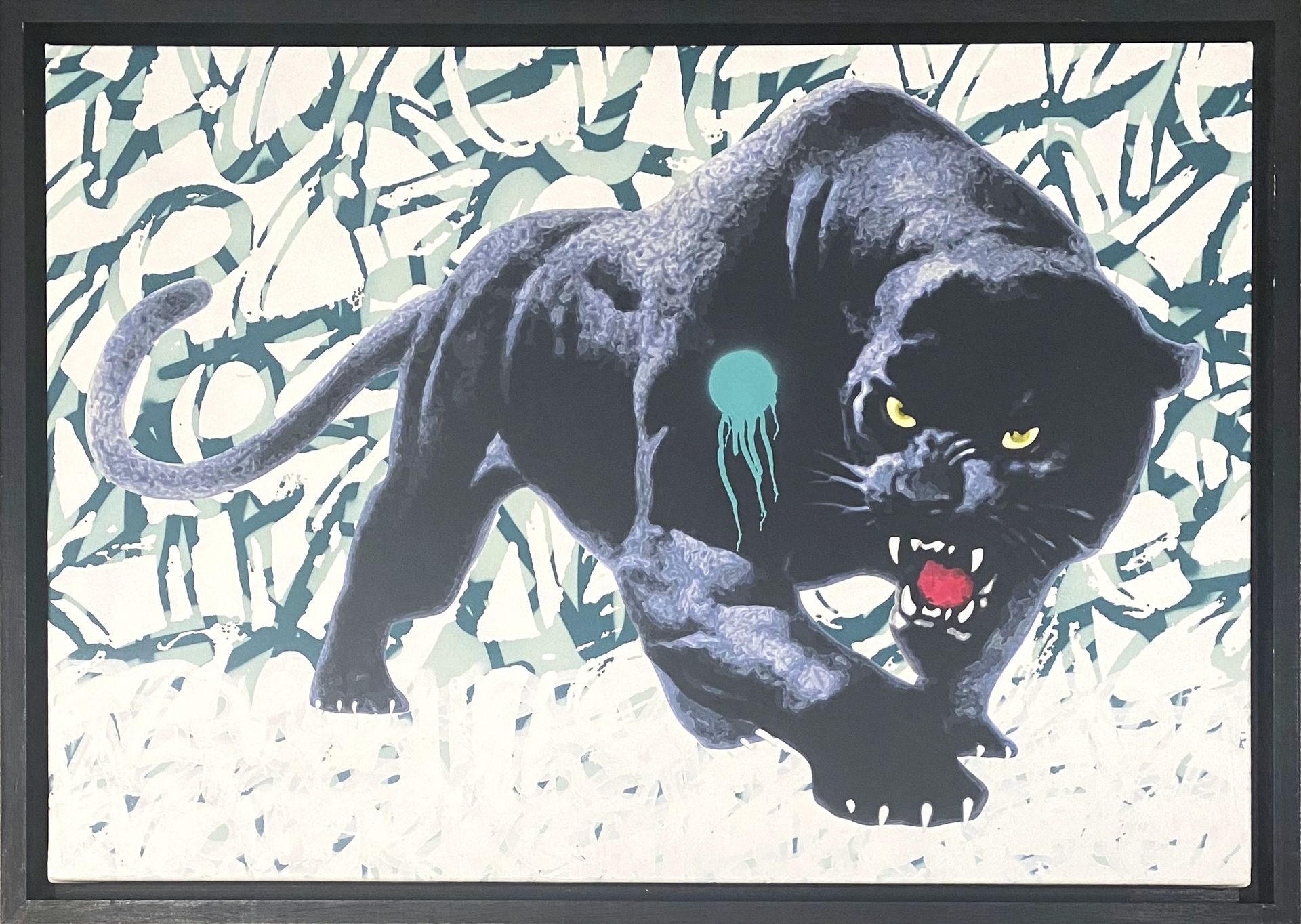 Null 安托万-加玛德 (1977)
黑豹, 2015
丙烯酸和气雾剂在画布上
65 x 92 cm