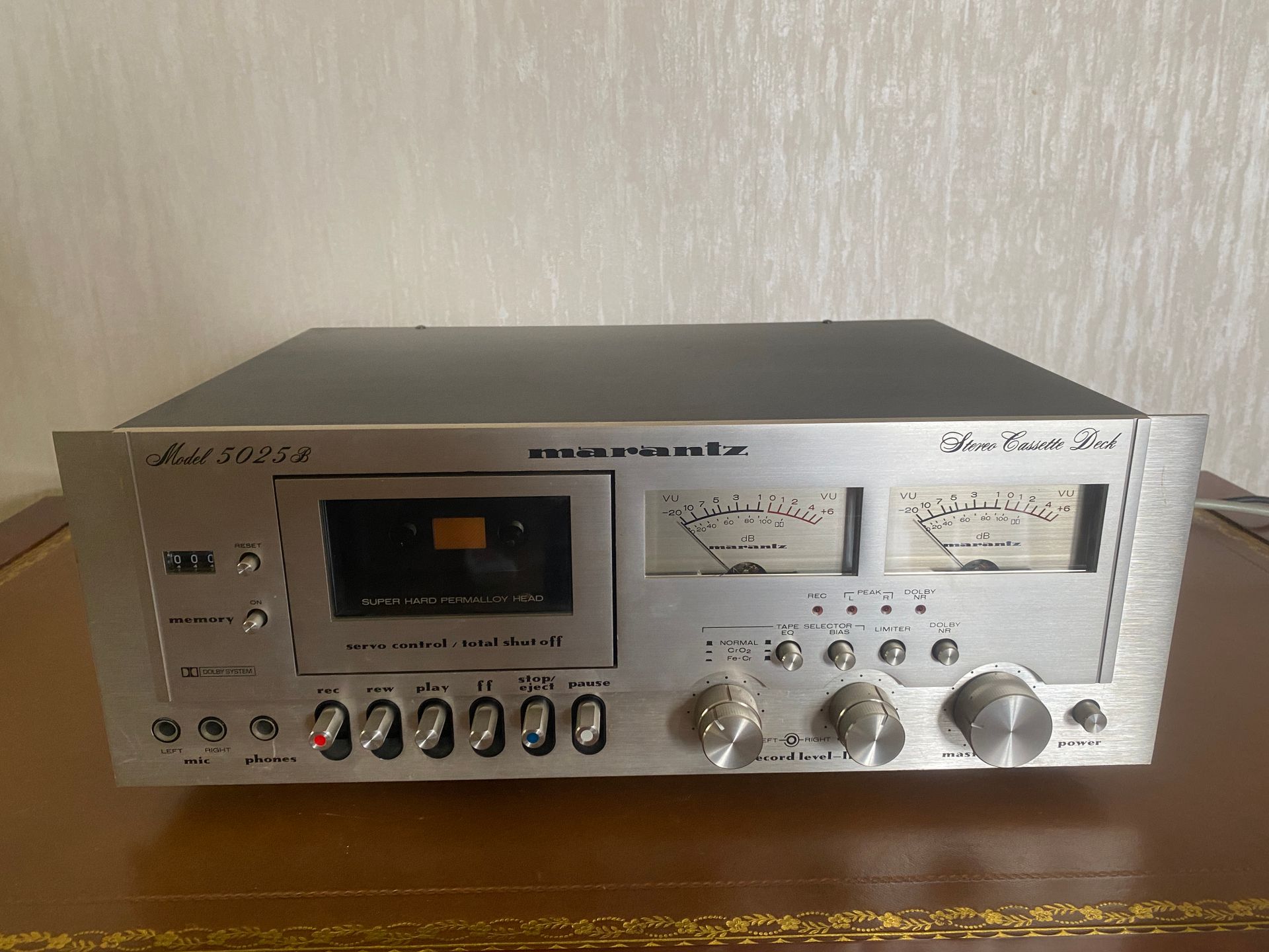 Null MARANTZ
Cassette deck 5025B

Not tested 
ATTENTION: Pick-up of this lot wil&hellip;