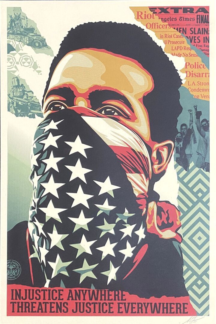 Shepard FAIREY, dit OBEY (1970) American Rage
Lithographie offset
Signée au cray&hellip;