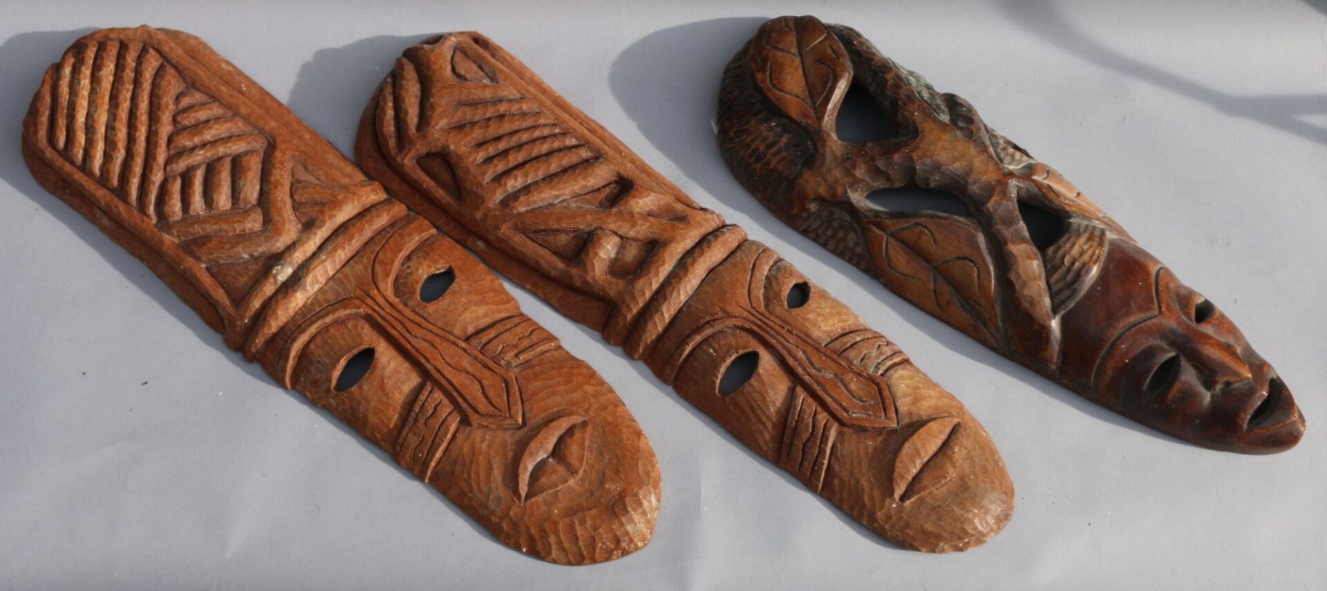 Null Juego de tres máscaras de madera tallada

África - siglo XX

Alturas: 71 x &hellip;