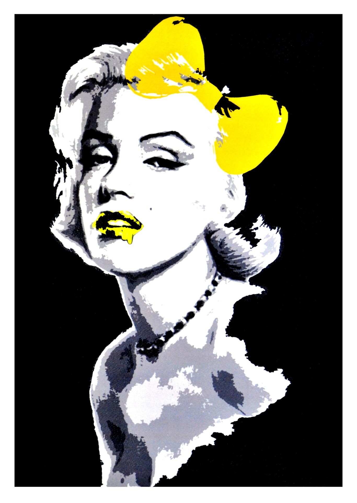 Death NYC Death NYC

Marylin Drip Yellow 2012

Sérigraphie.

Édition limitée à 1&hellip;