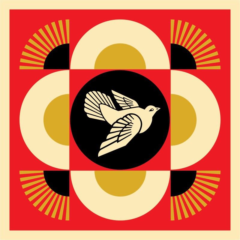 Shepard FAIREY Shepard Fairey (Obey)

Dove Geometric Red

Sérigraphie sur papier&hellip;