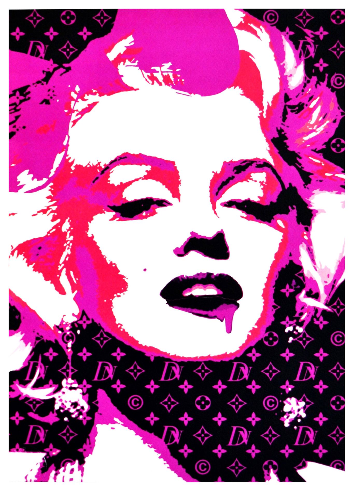 Death NYC Tod NYC

Monroe Glow Pink 2015

Siebdruck.

Limitierte Auflage von 100&hellip;