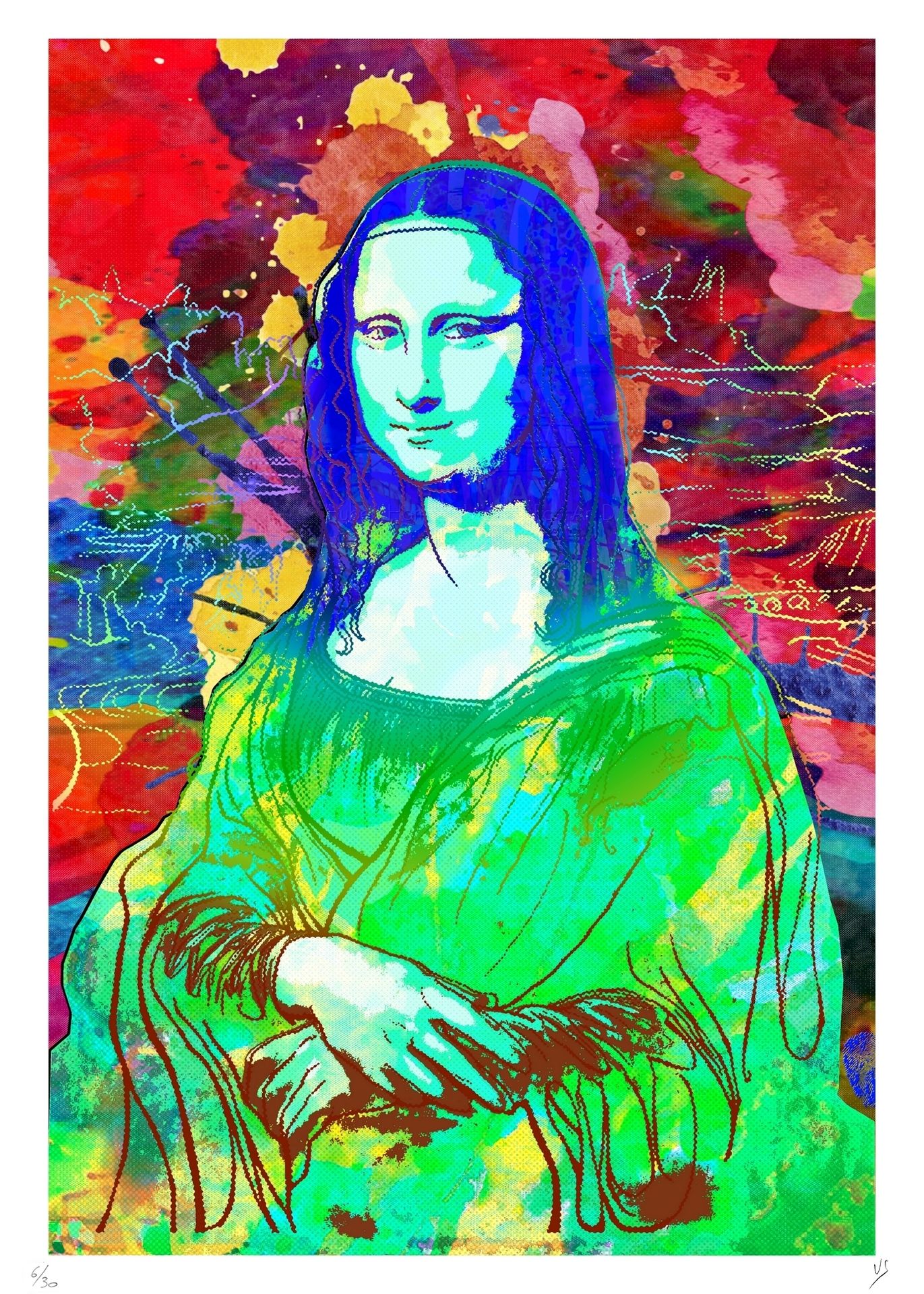 Vincent Sabatier Vincent Sabatier

Mona Lisa II, 2019

Siebdruck - signiert und &hellip;