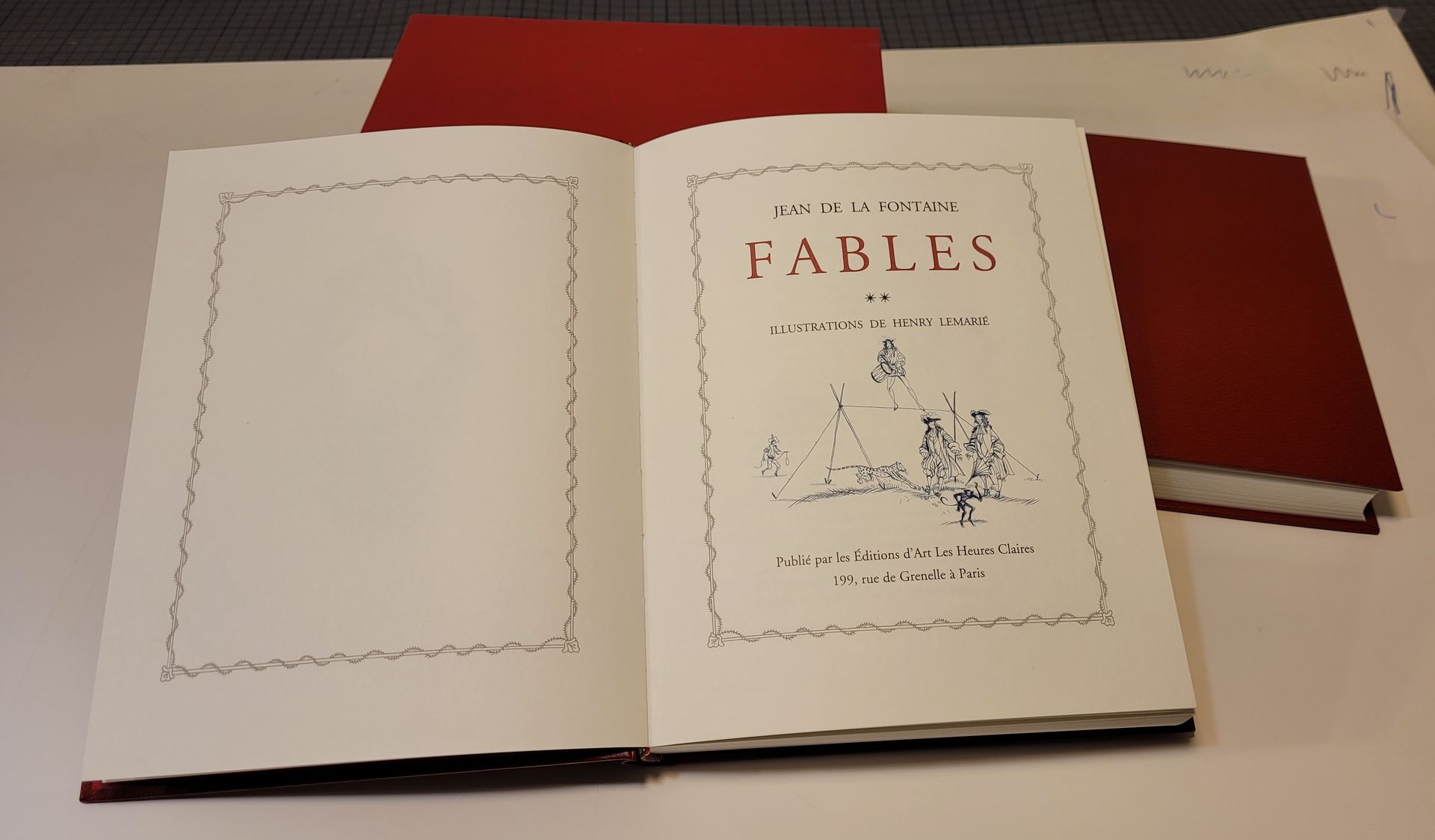 Henri Lemarié Les Fables de la Fontaine - Henri LEMARIE (1911-1991)

2 volumes r&hellip;