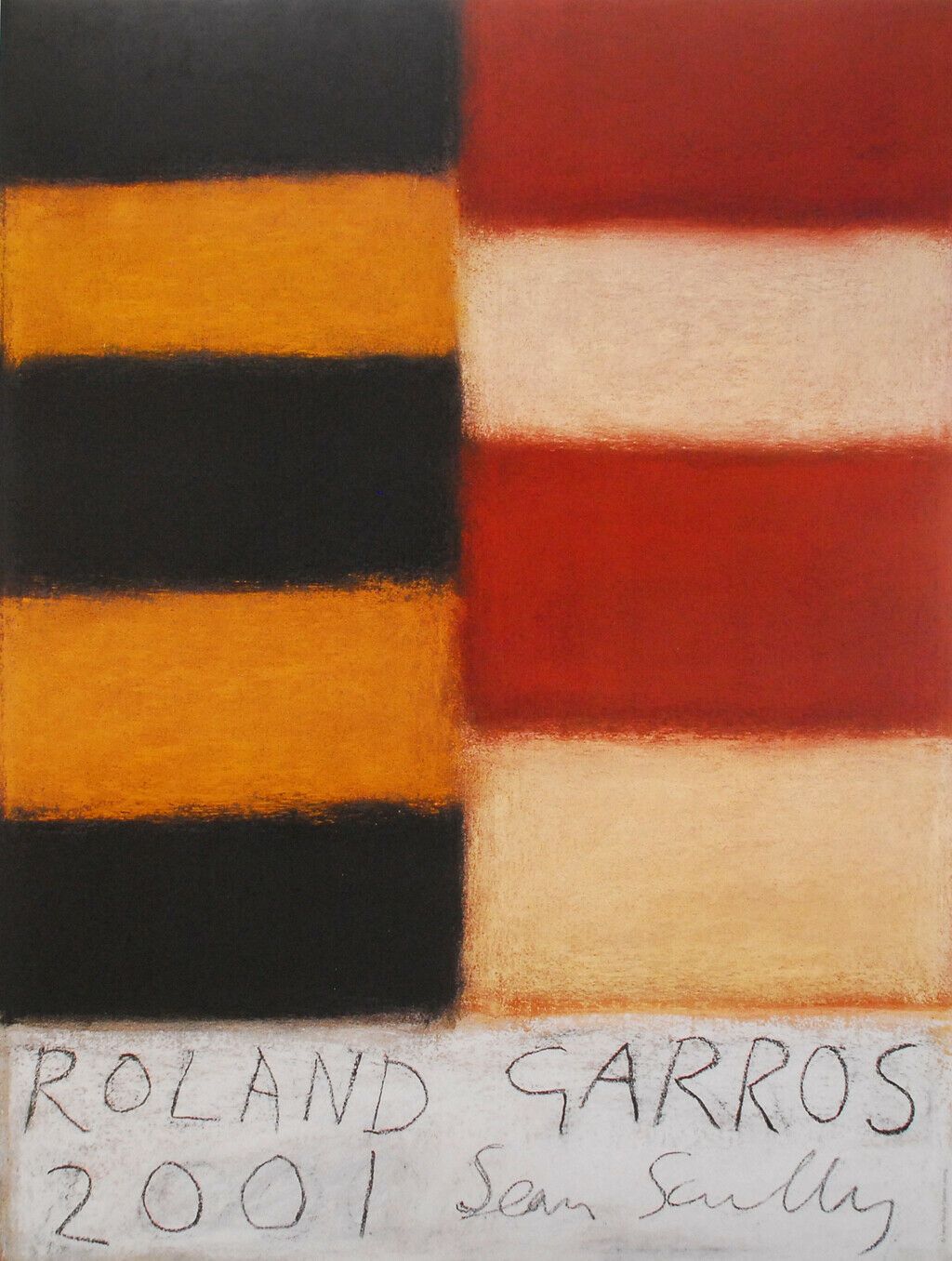 Sean Scully Sean Scully (1945)

Roland Garros, 2001

Offset print published by G&hellip;