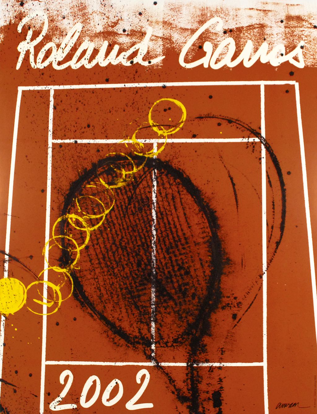ARMAN 阿尔曼-费尔南德斯 (1928 - 2005)

罗兰-加洛斯，2002年

由Galerie Lelong编辑的胶印海报，并在版心右下方签名。

&hellip;