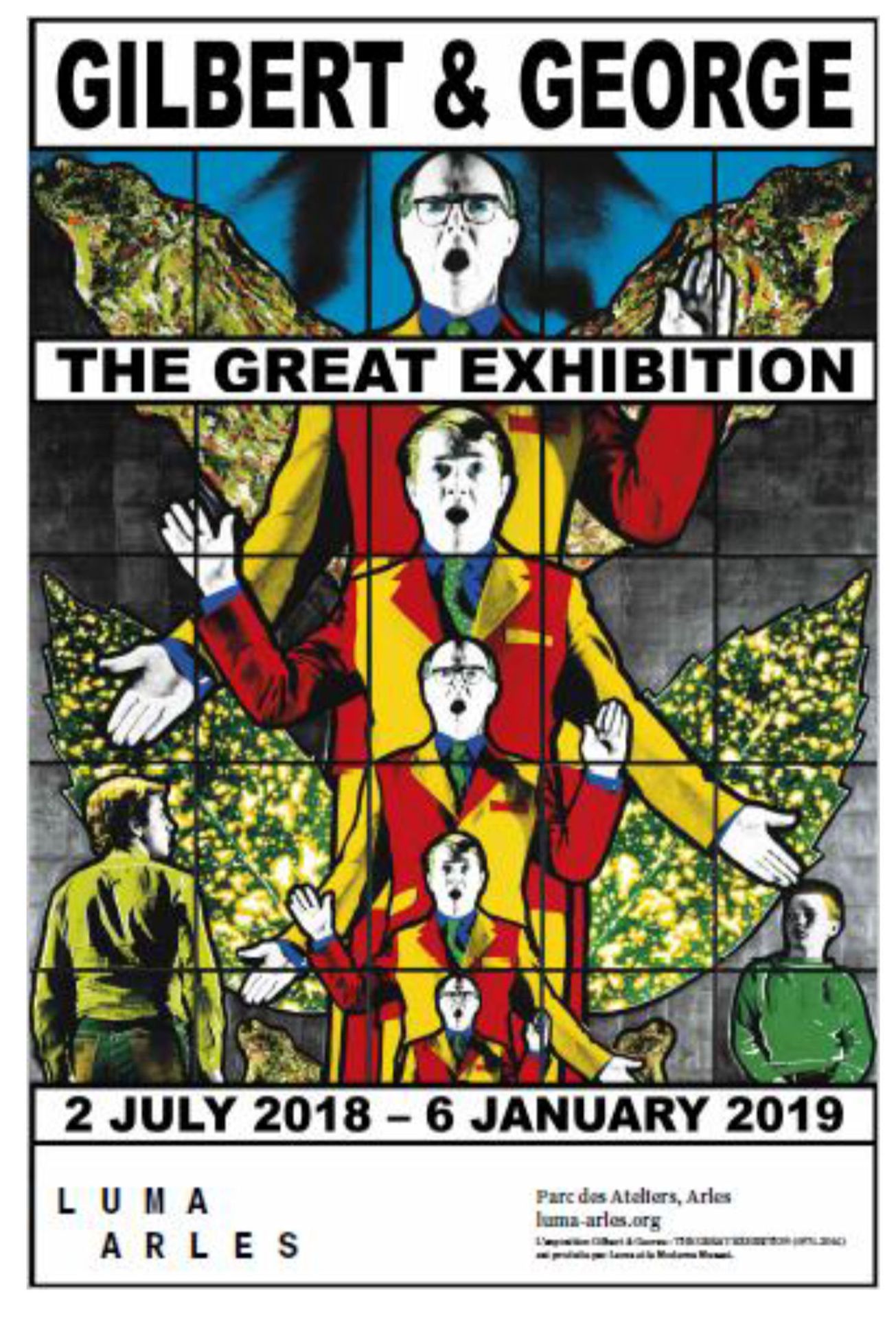 Gilbert et Georges Gilbert and George

Luma Arles 2018-2019

Signed poster

The &hellip;