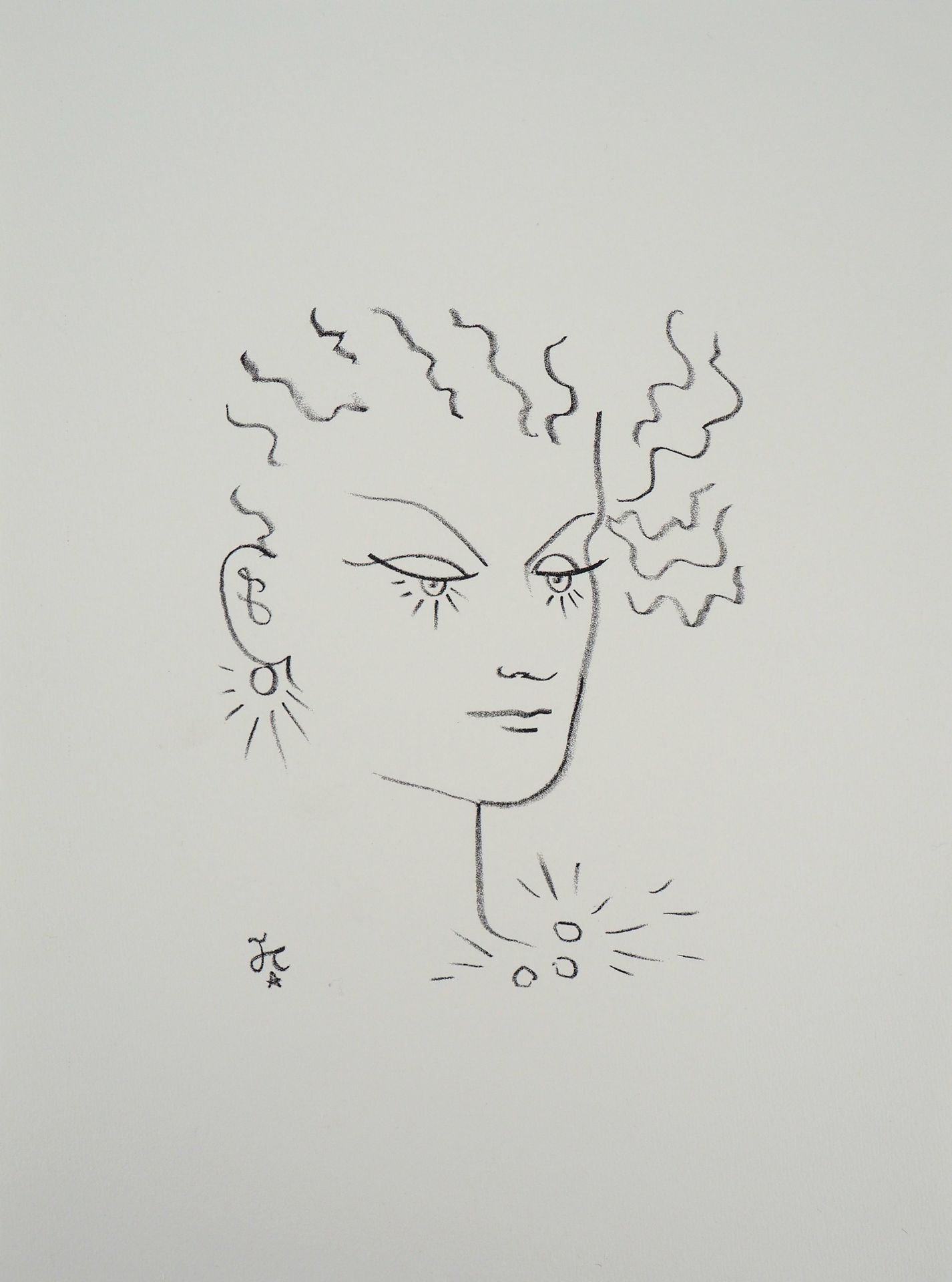 JEAN COCTEAU Jean COCTEAU

The pearl set

Lithograph on Vellum paper

Signed in &hellip;