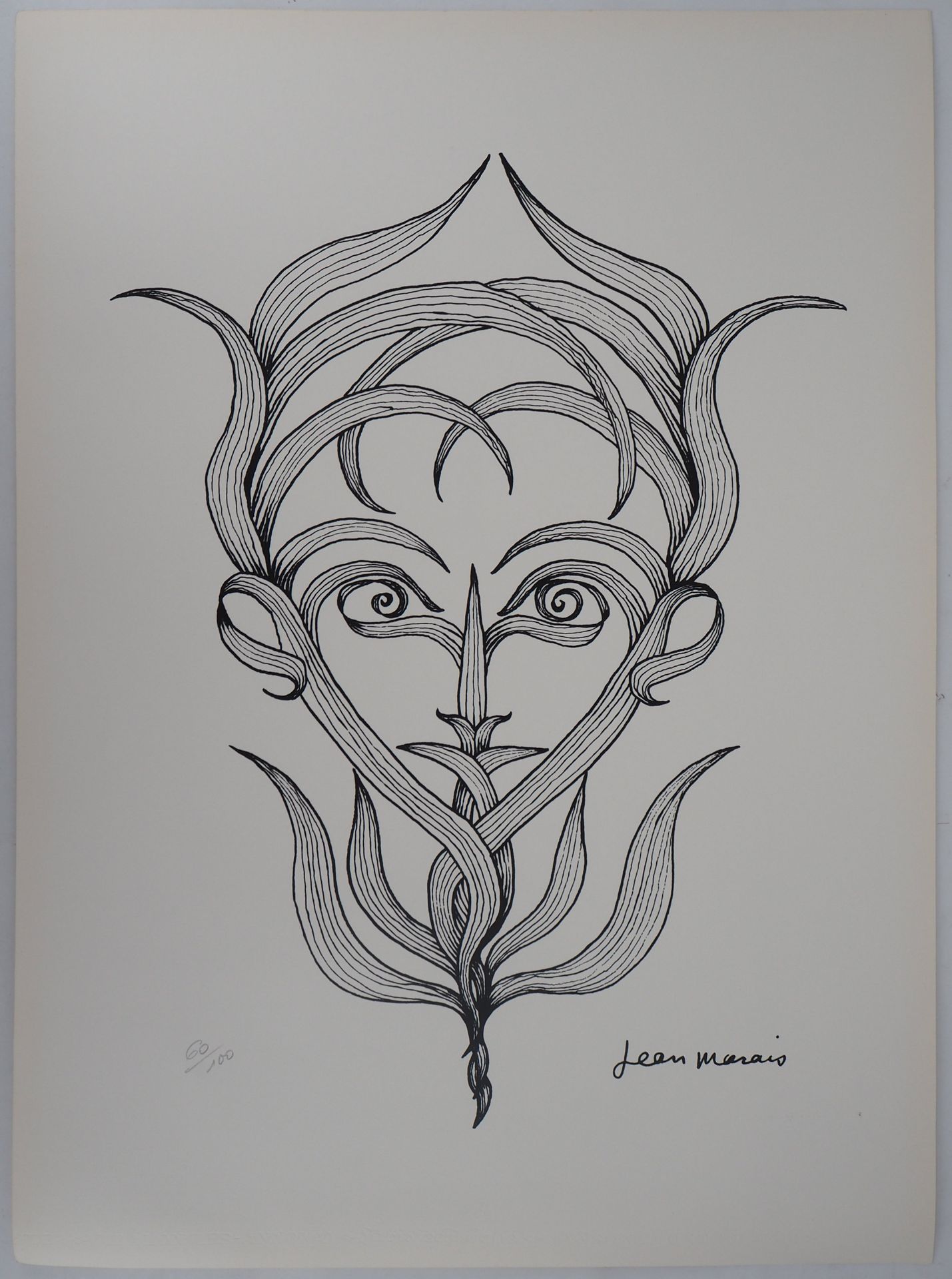 Jean MARAIS Jean MARAIS (1913 - 1998)

Visage végétal

Lithographie sur canson V&hellip;