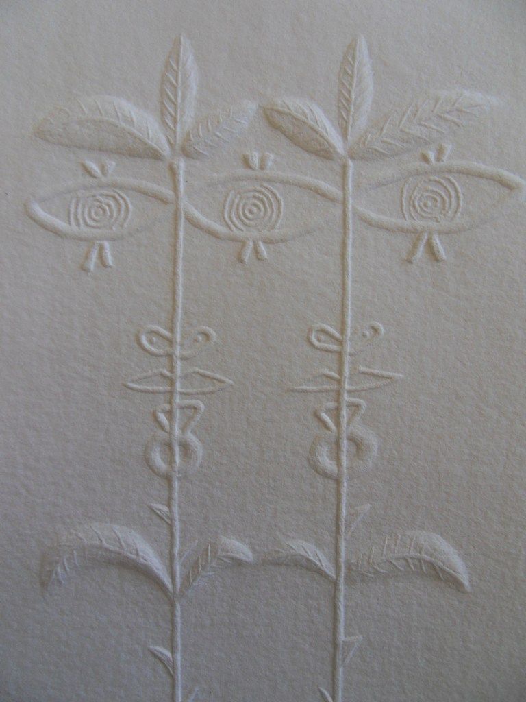 JEAN COCTEAU 让-科克托（后

夫妻花

通过压印进行木刻

牛皮纸上的Colombe纯棉400g/m² 31 x 24 cm

1992年在E-D&hellip;