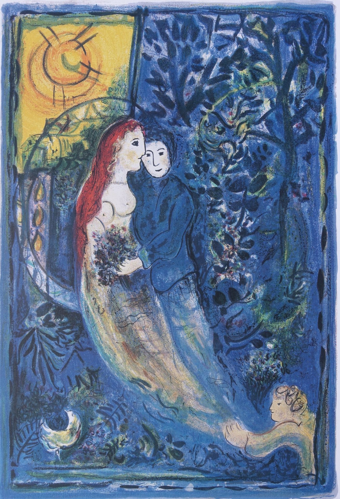 Marc Chagall Marc CHAGALL (1887-1985) (d'après)

Les mariés

Impression lithogra&hellip;
