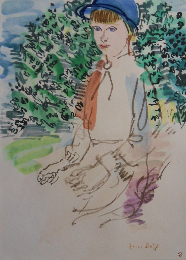 Raoul Dufy 拉乌尔-杜菲（后

马背上的小姑娘

平版印刷与钢网增强（Jacomet工艺）。

摘自国家博物馆收藏的一张图纸

 

 由出版商的印章&hellip;