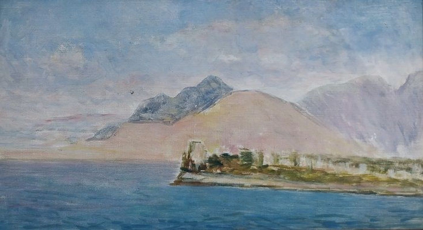 Giovanni Malesci Giovanni Malesci Marina Siciliana, 1957 Pittura a olio su tela &hellip;