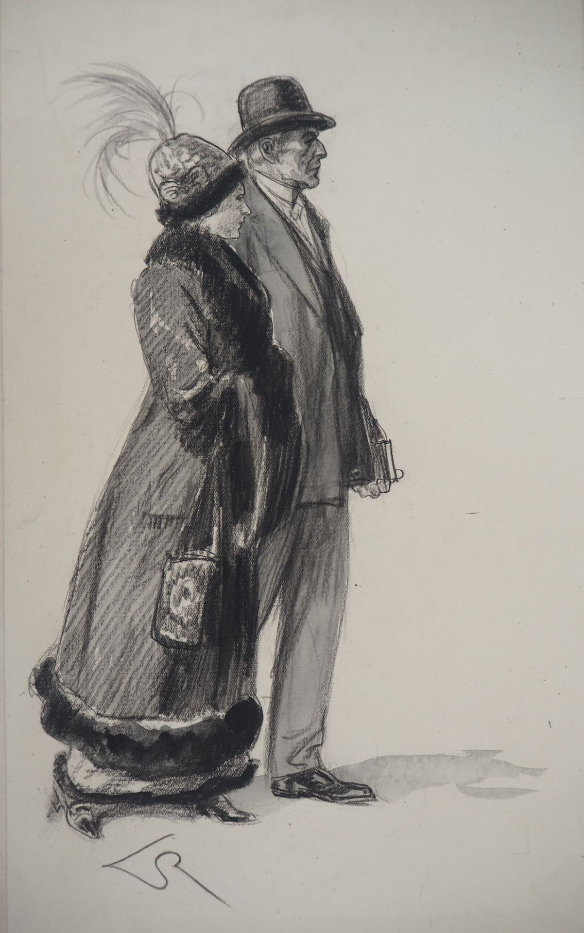 Almery LOBEL-RICHE Alméry LOBEL-RICHE (1880-1950)

Pareja elegante, c. 1920

Dib&hellip;