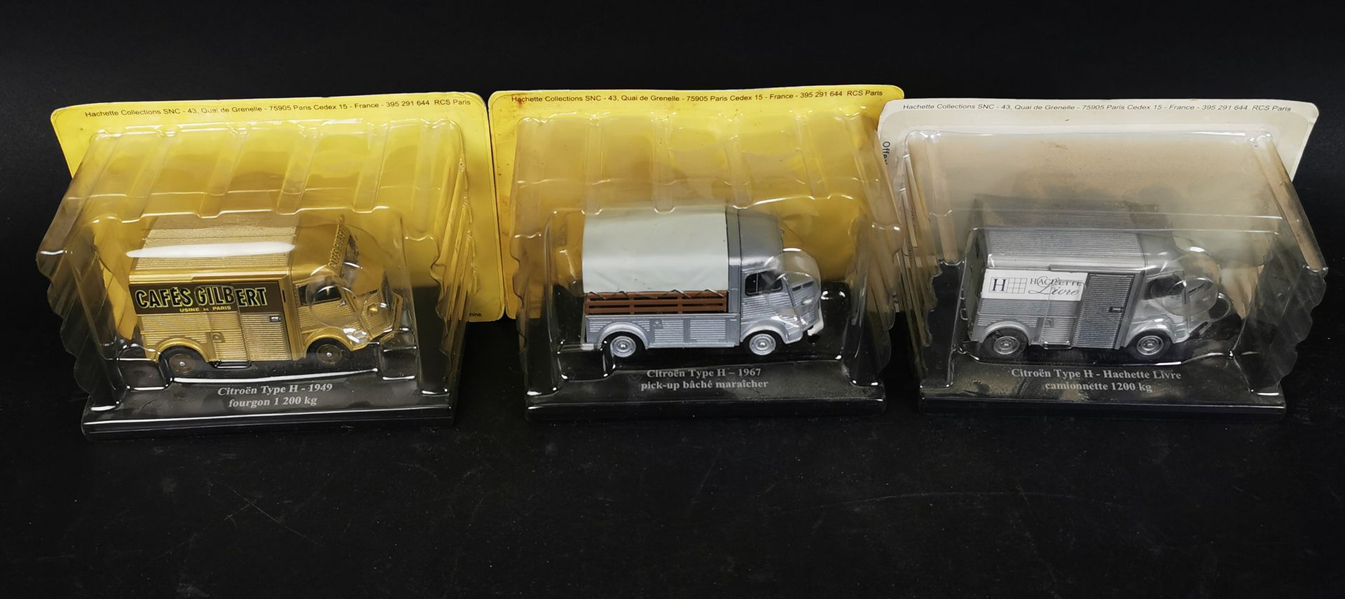 Null HACHETTE collezione di 3 camion (CITROEN) made in china
