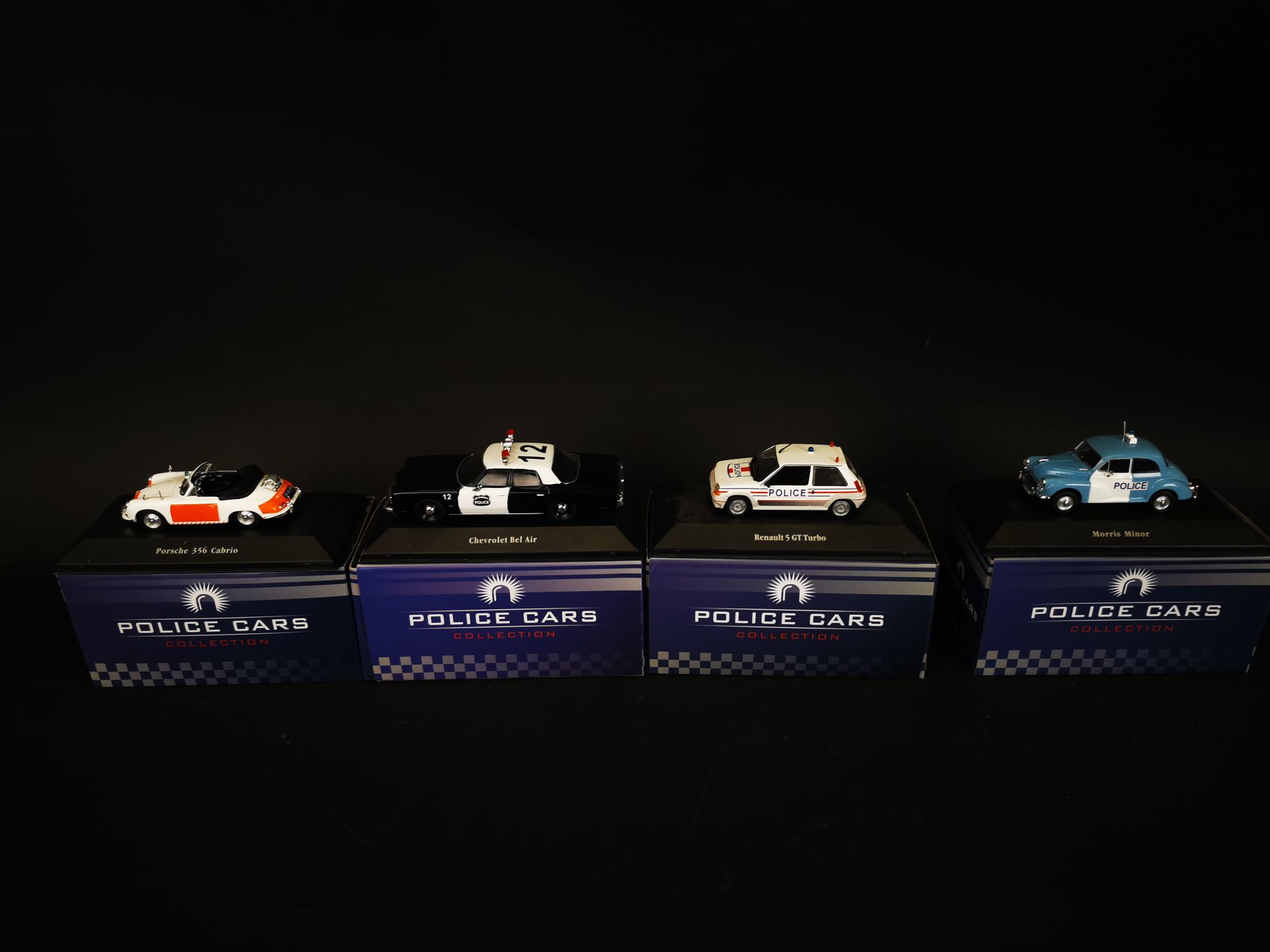 Null ATLAS editions lot of 4 police cars made in china 2005