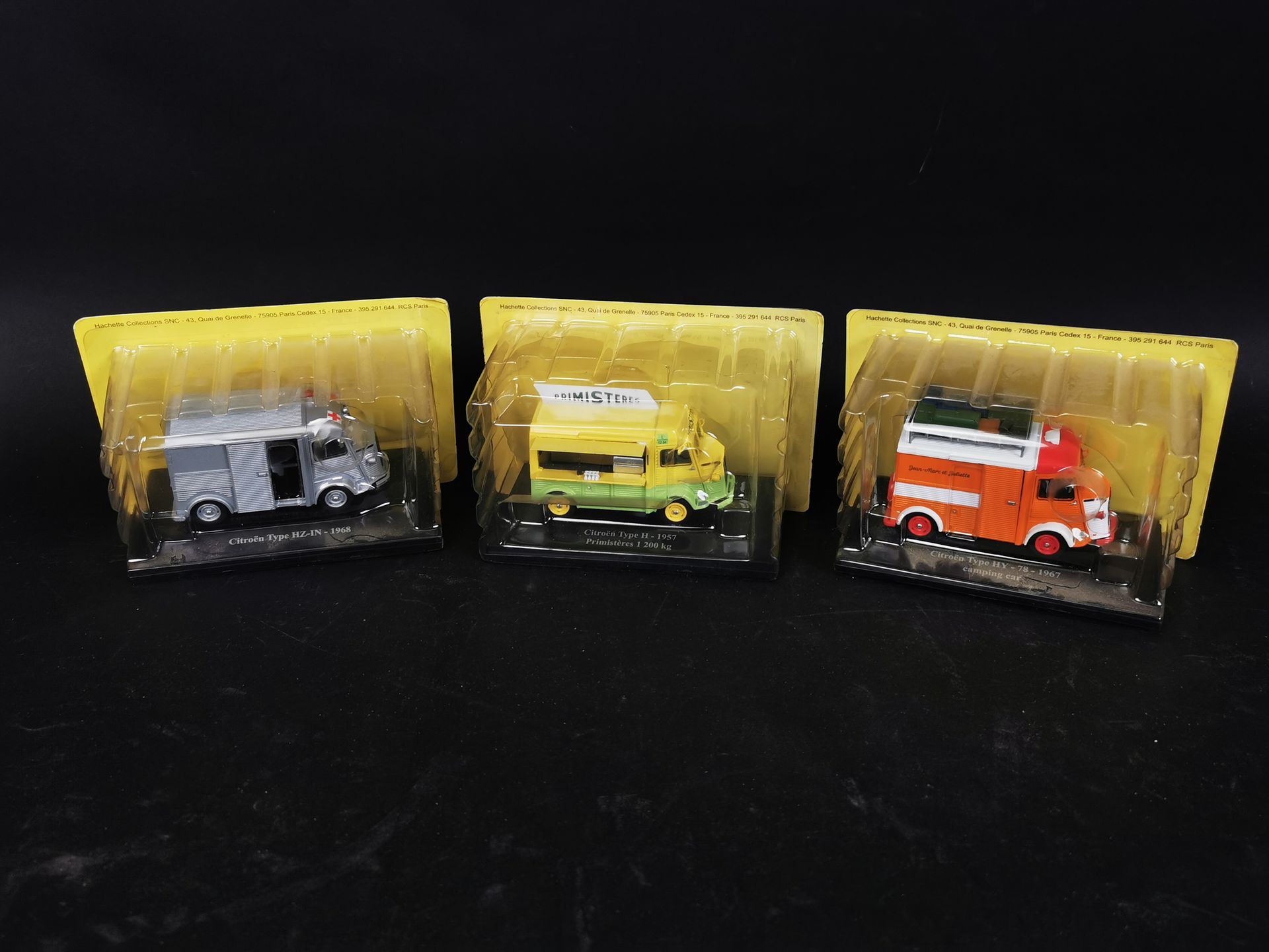 Null Colección HACHETTE de 3 camiones (CITROEN) made in china