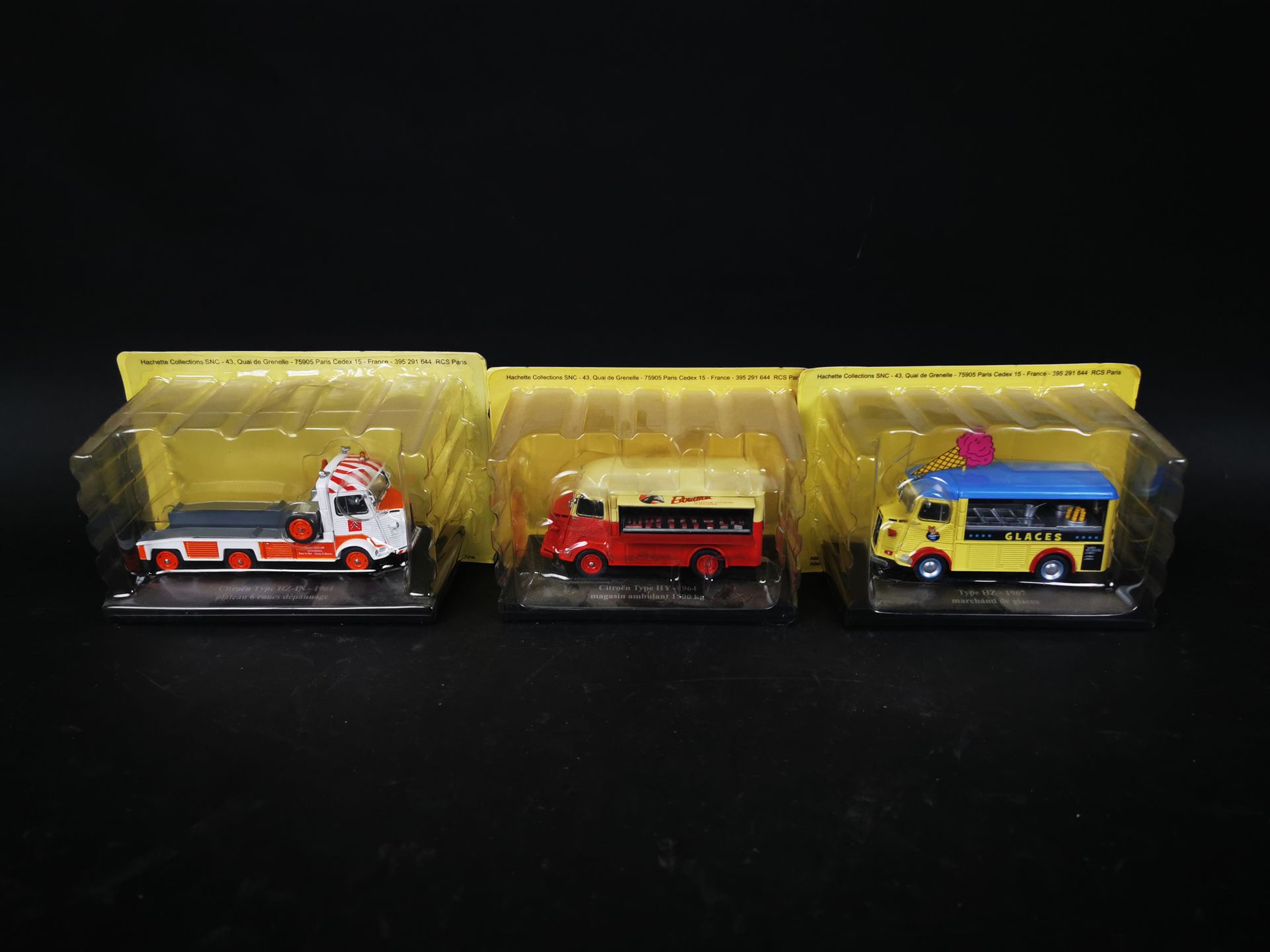 Null Colección HACHETTE de 3 camiones (CITROEN) made in china