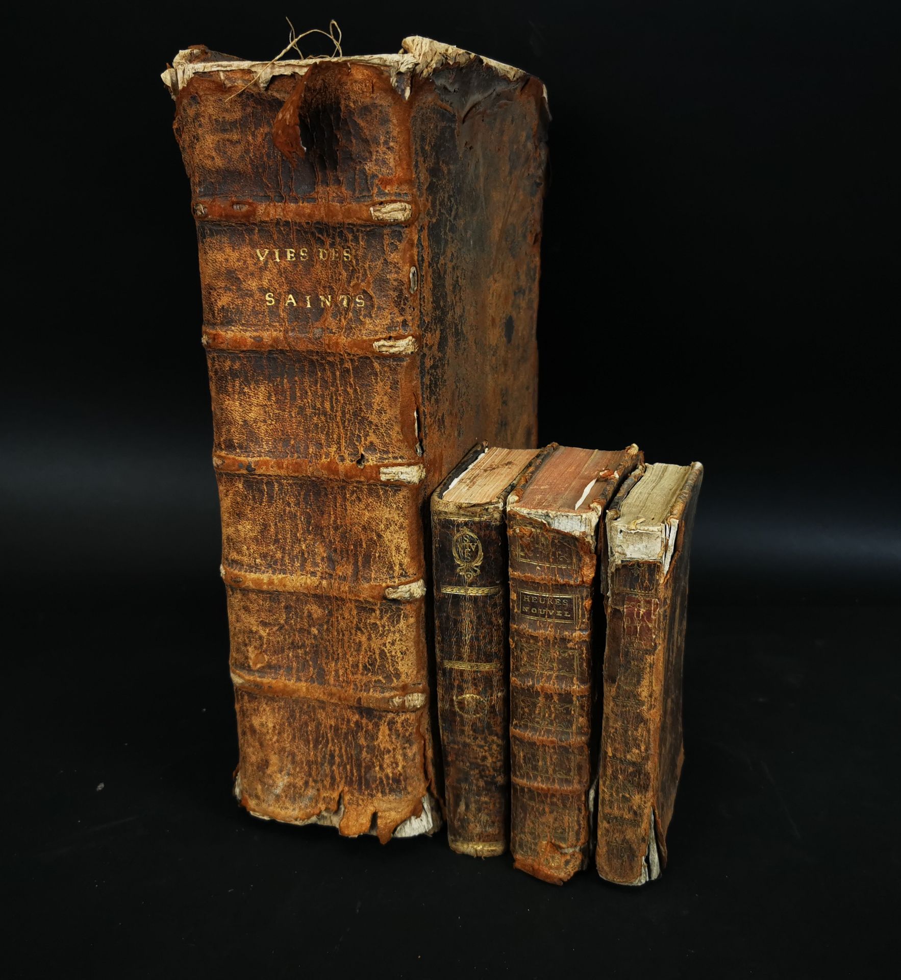 Null Lot de livres anciens XVIIIe et XIXe: Heures nouvelles latines et françoise&hellip;