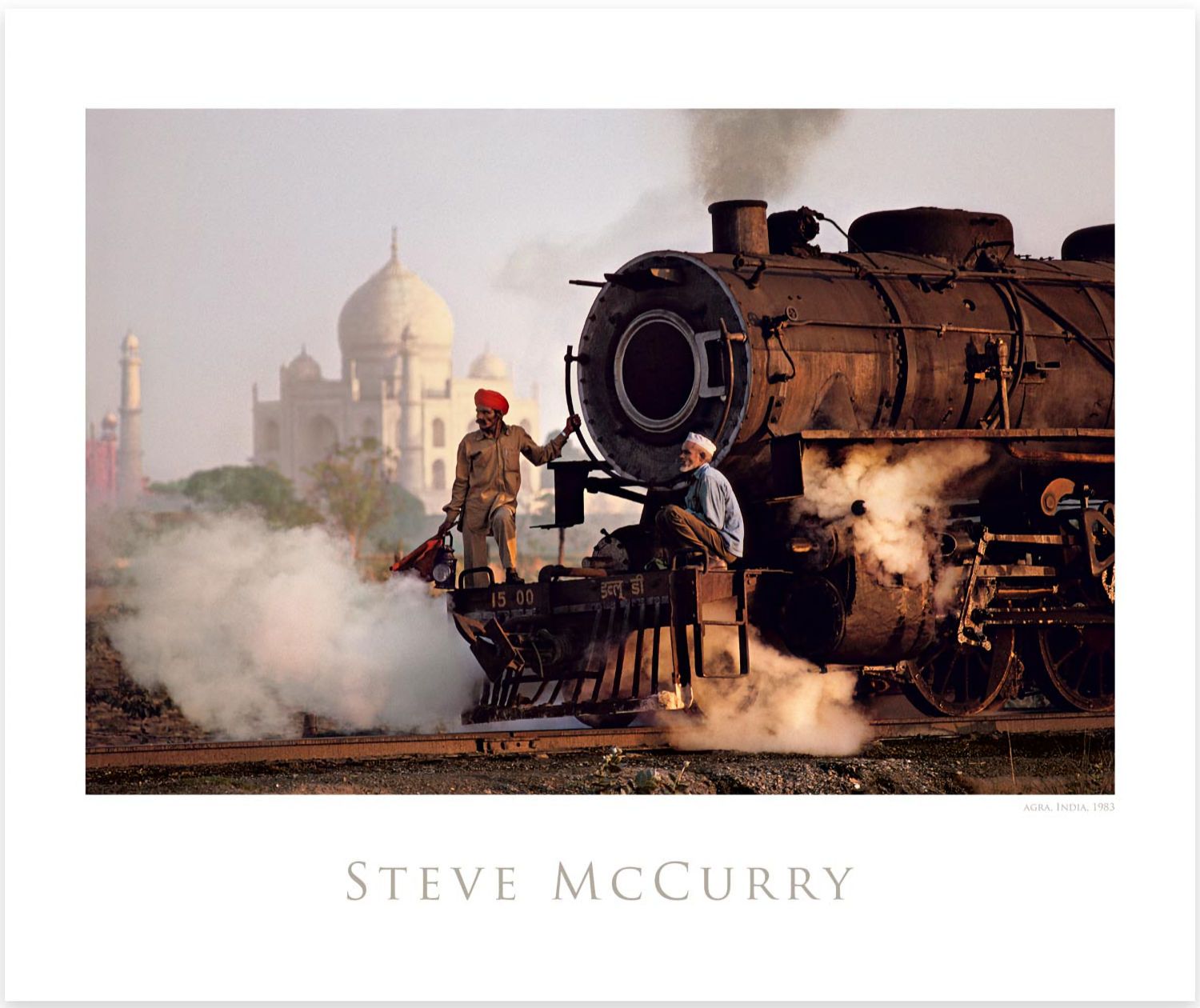 Steve McCurry Steve McCurry

泰姬和火车

打印在海报纸上

尺寸：20×24英寸/51×61厘米左右。



出售后，由于健康危机&hellip;