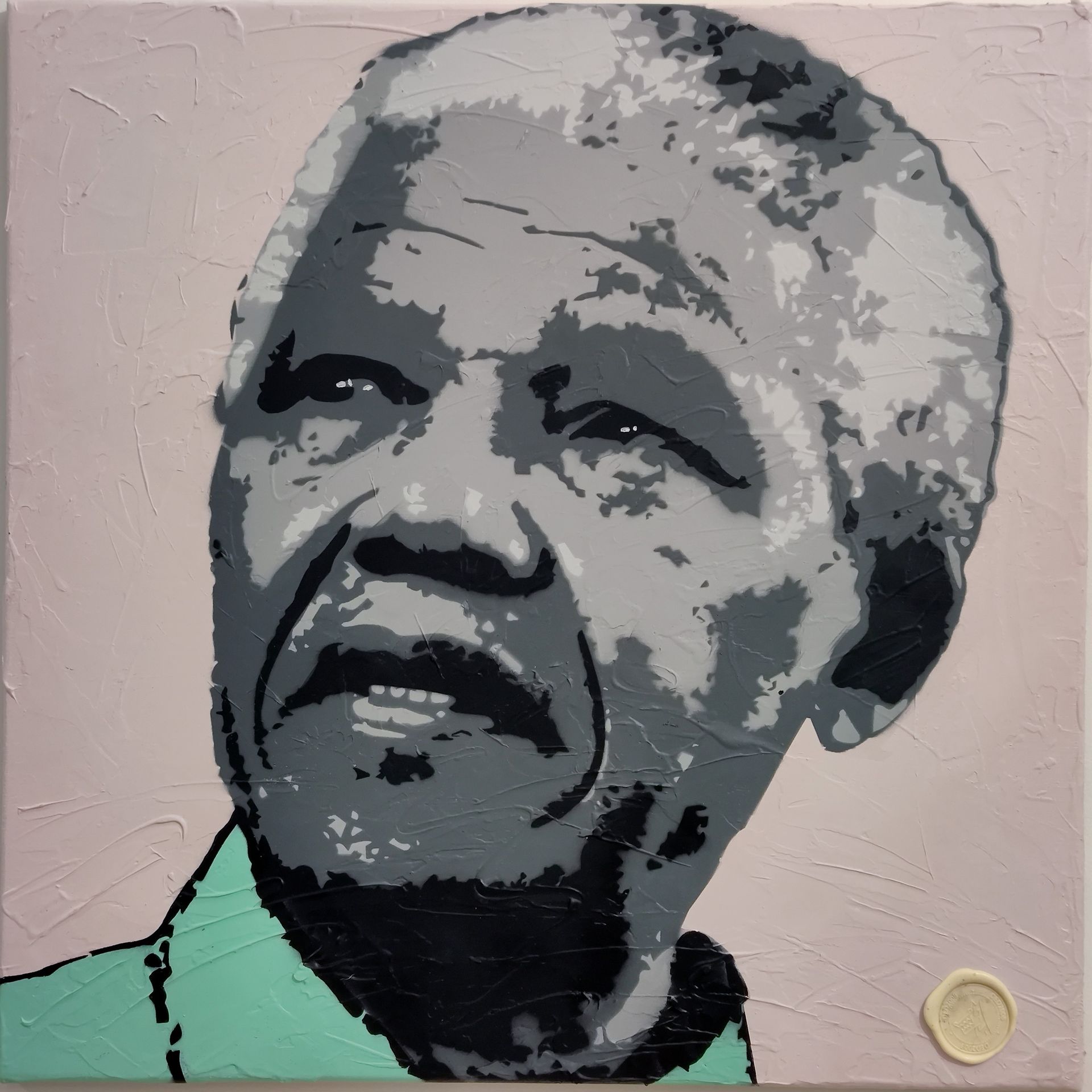 DED2008 DED2008

Vergiss Mandela nicht, 2020

Acryl auf Leinwand

Unterzeichnet
&hellip;