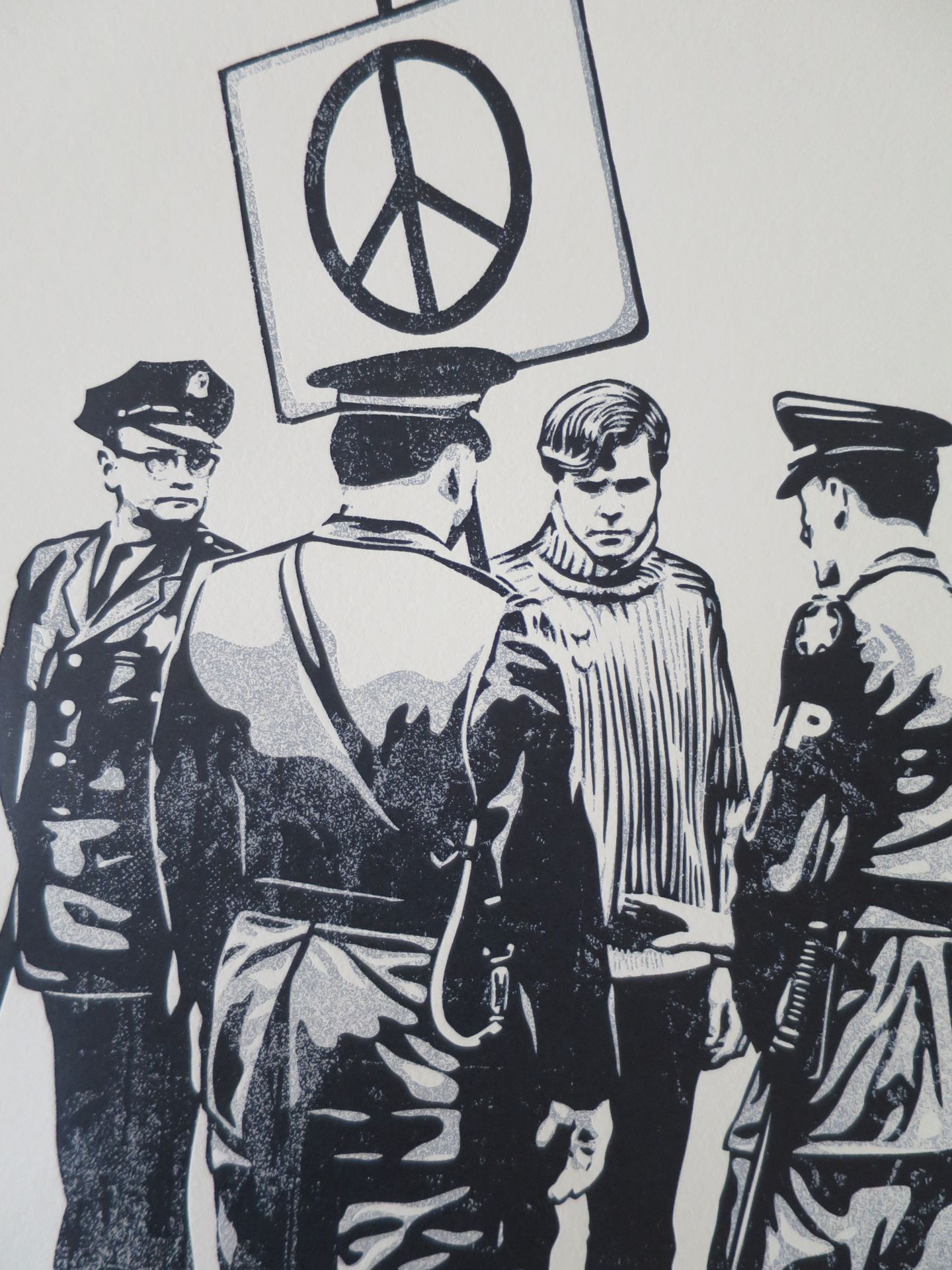 Shepard FAIREY Shepard FAIREY (Obey)

和平抗议者, 2017

凸版印刷

 签名：Shepard Fairey。

 编&hellip;