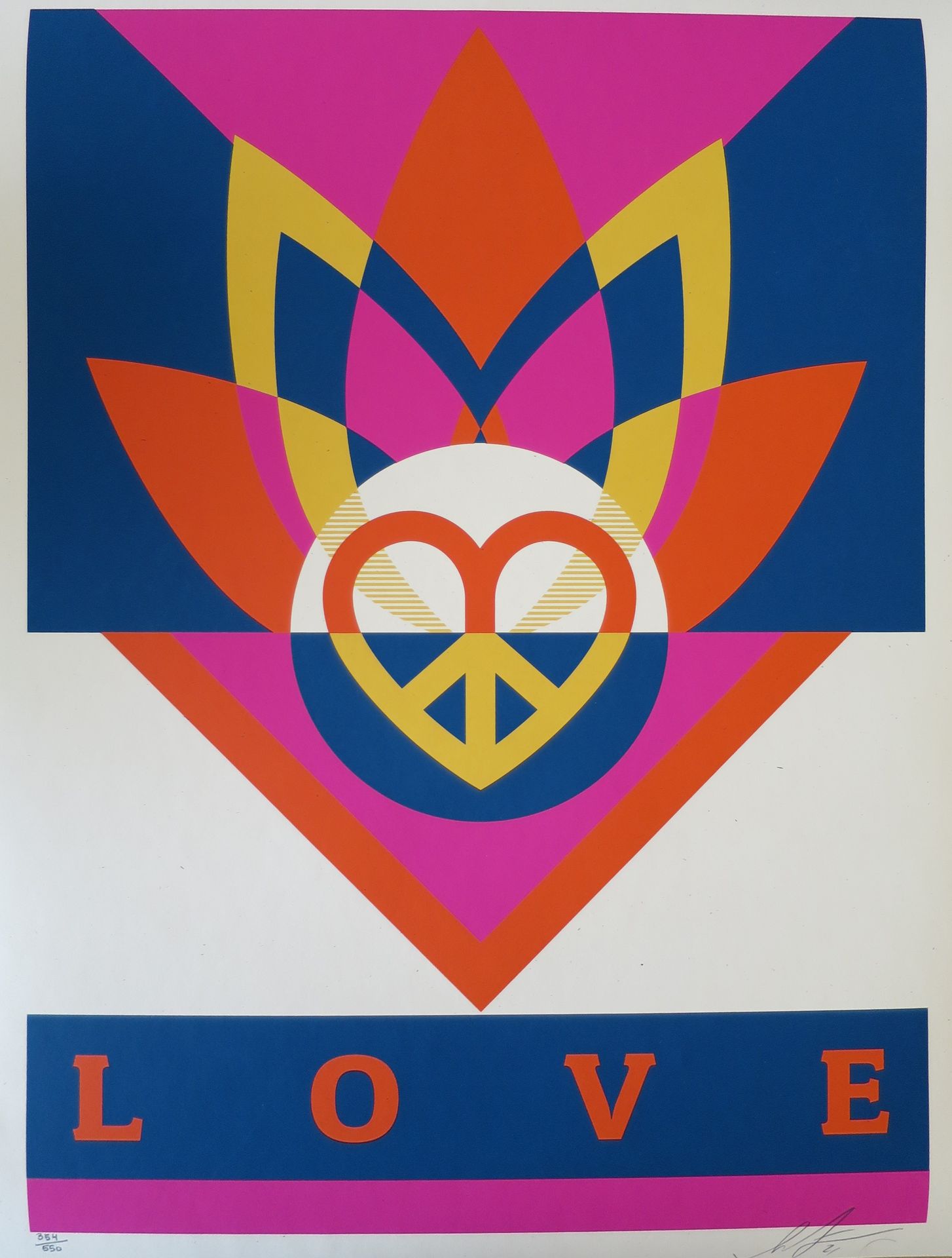 Shepard FAIREY Shepard Fairey (Obey)

Amore Loto 2021

Serigrafia su carta crema&hellip;