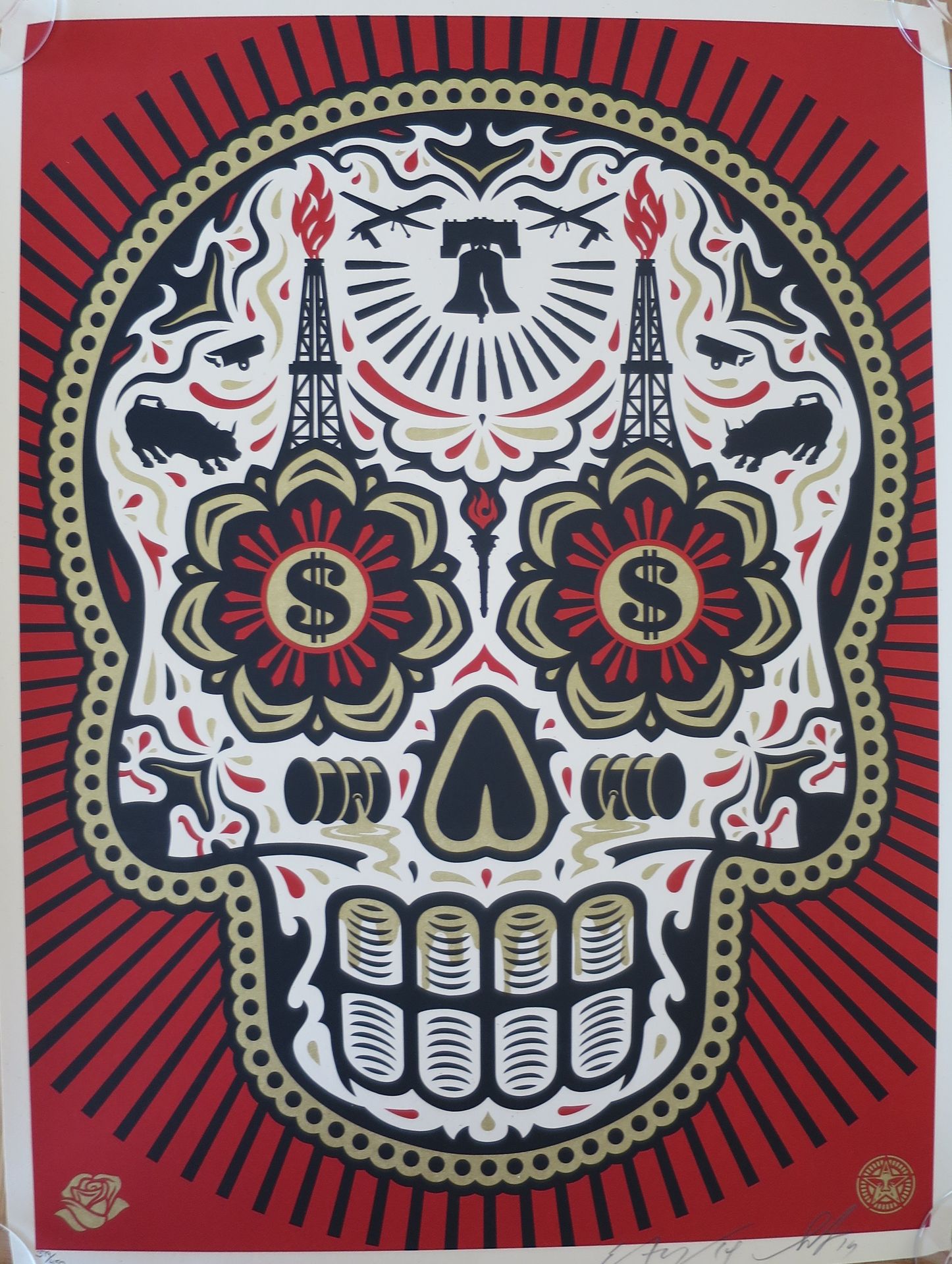 Shepard FAIREY Shepard Fairey (Obey)

Cranio di Power Glory Day Of The Dead (RED&hellip;