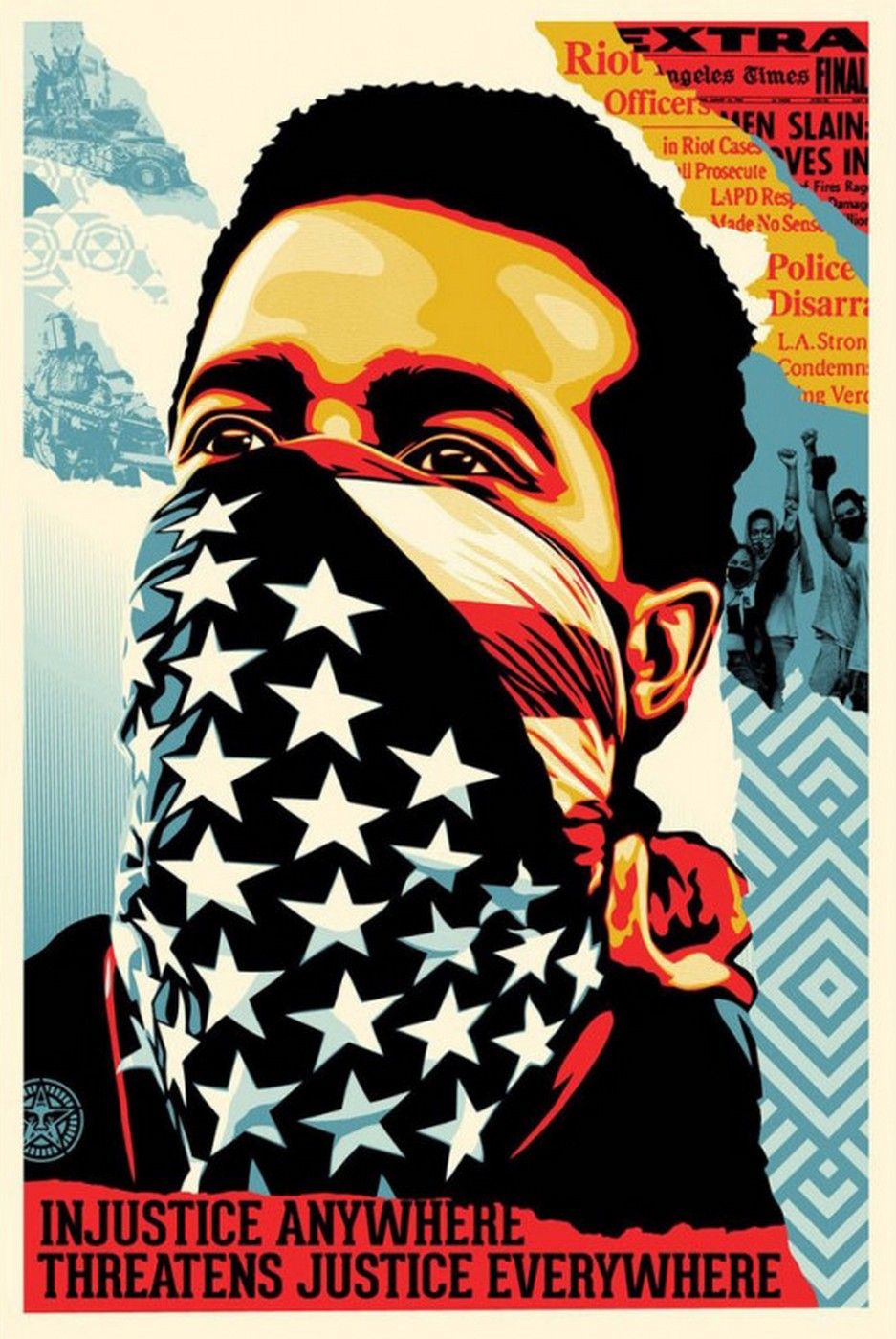 Shepard FAIREY Shepard FAIREY (Obey)

American Rage

Offset lithograph on Speckl&hellip;