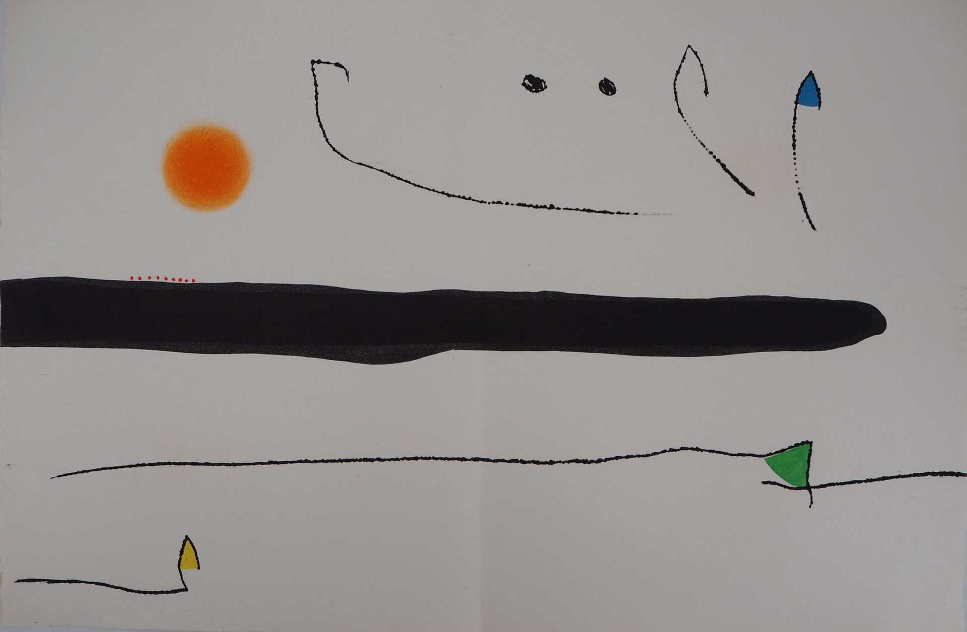 Joan Miro 琼-米罗

Le Marteau sans Maître XX, 1976年

原始蚀刻版画和水印

在Arches牛皮纸上

尺寸：50 &hellip;