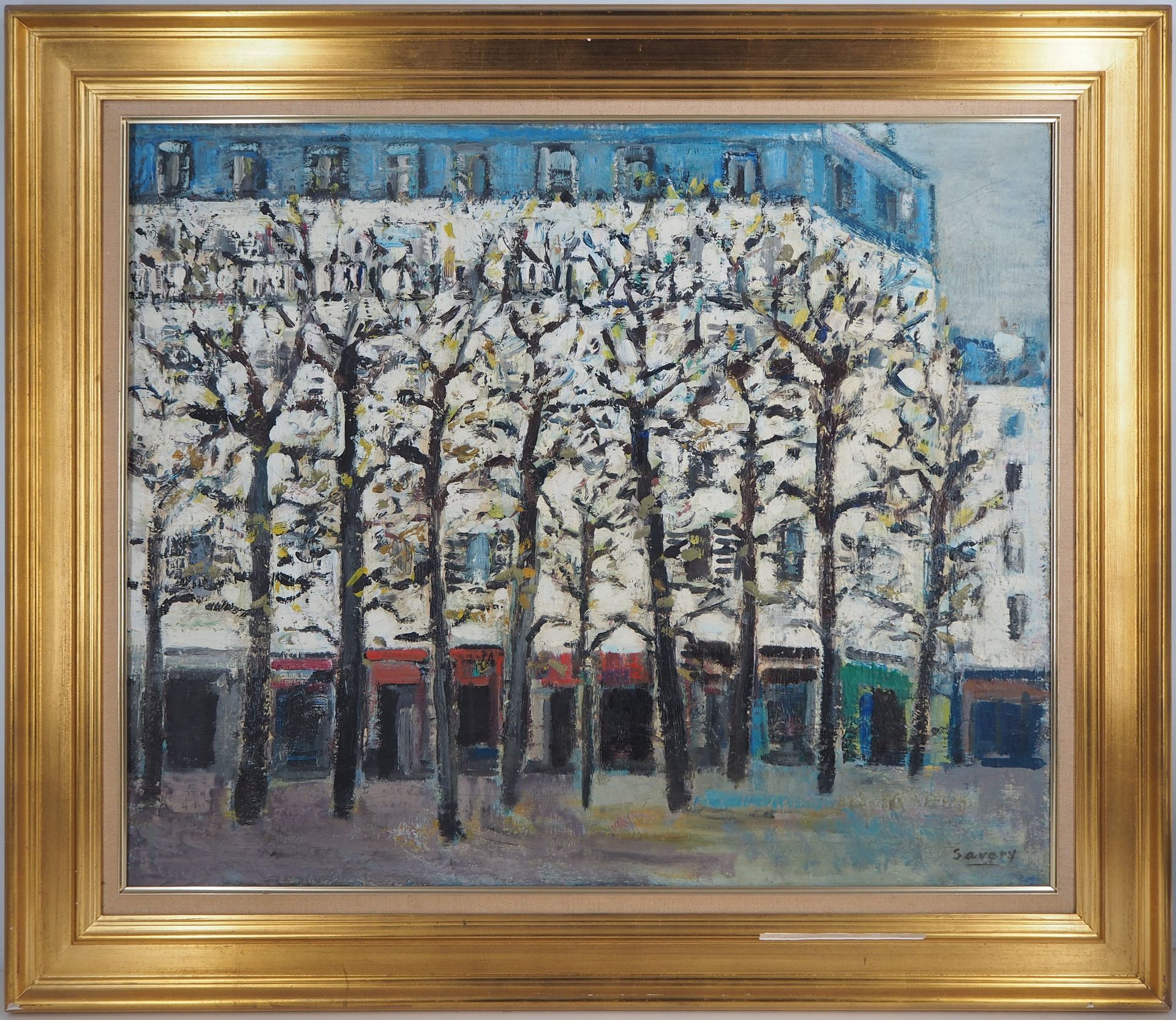 Robert SAVARY Robert SAVARY

Place à Montmartre, 1966

Huile sur toile

Signée e&hellip;