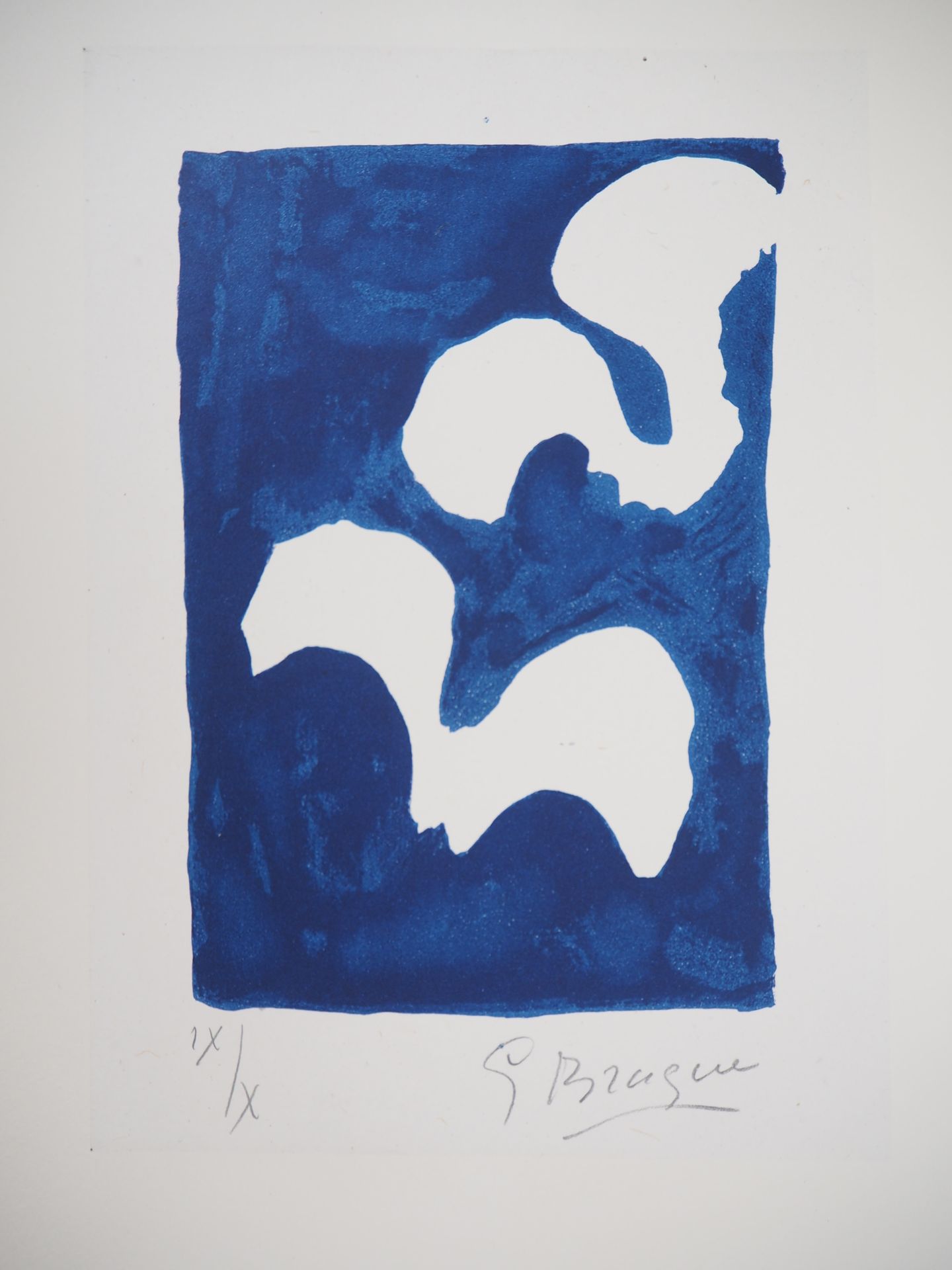 Georges Braque 乔治-布拉克 (1882-1963)

黑夜中的鸟儿，1960年

原始石版画

用铅笔签名

编号/10份罗马数字

在Desj&hellip;